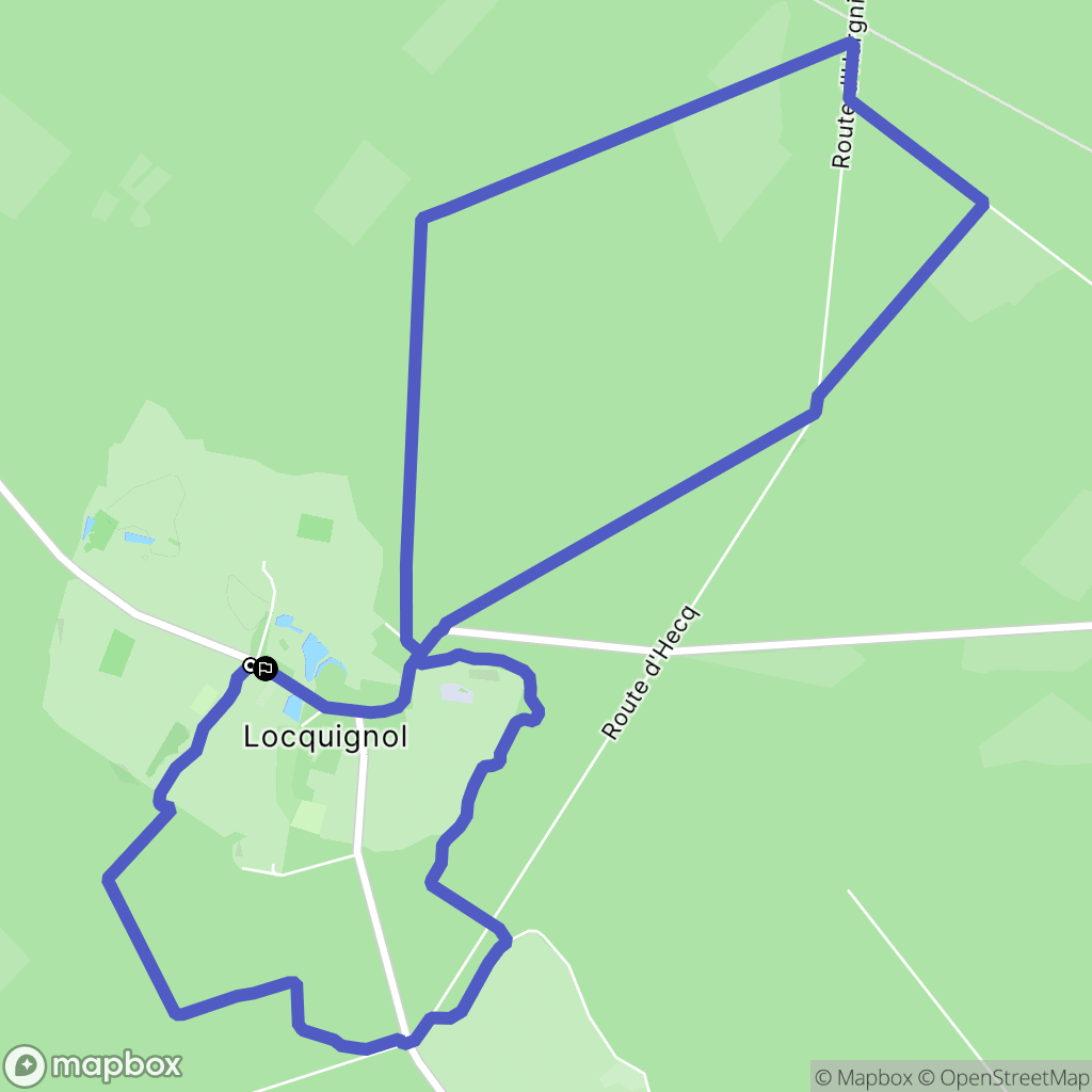 Locquignol : carte du parcours de randonnée - France
