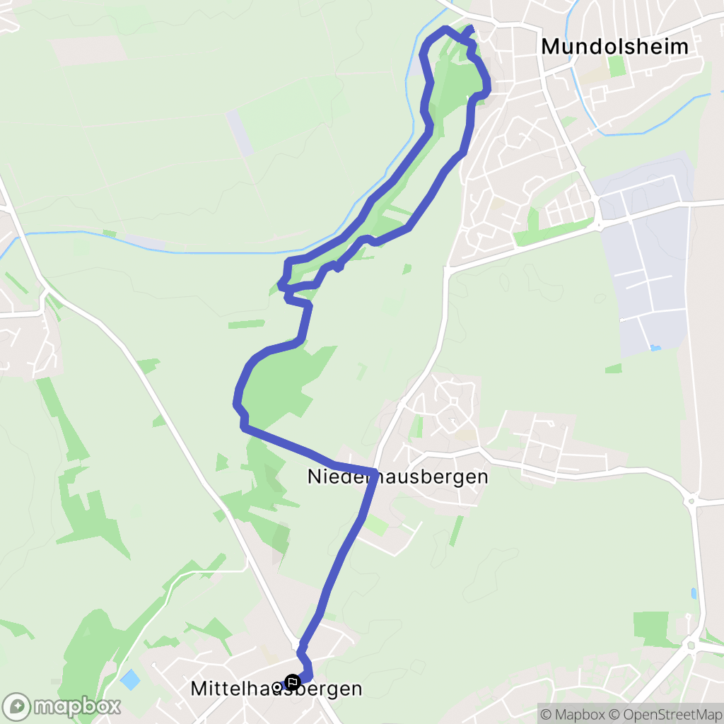 Mittelhausbergen: routekaart voor buitenactiviteiten - France