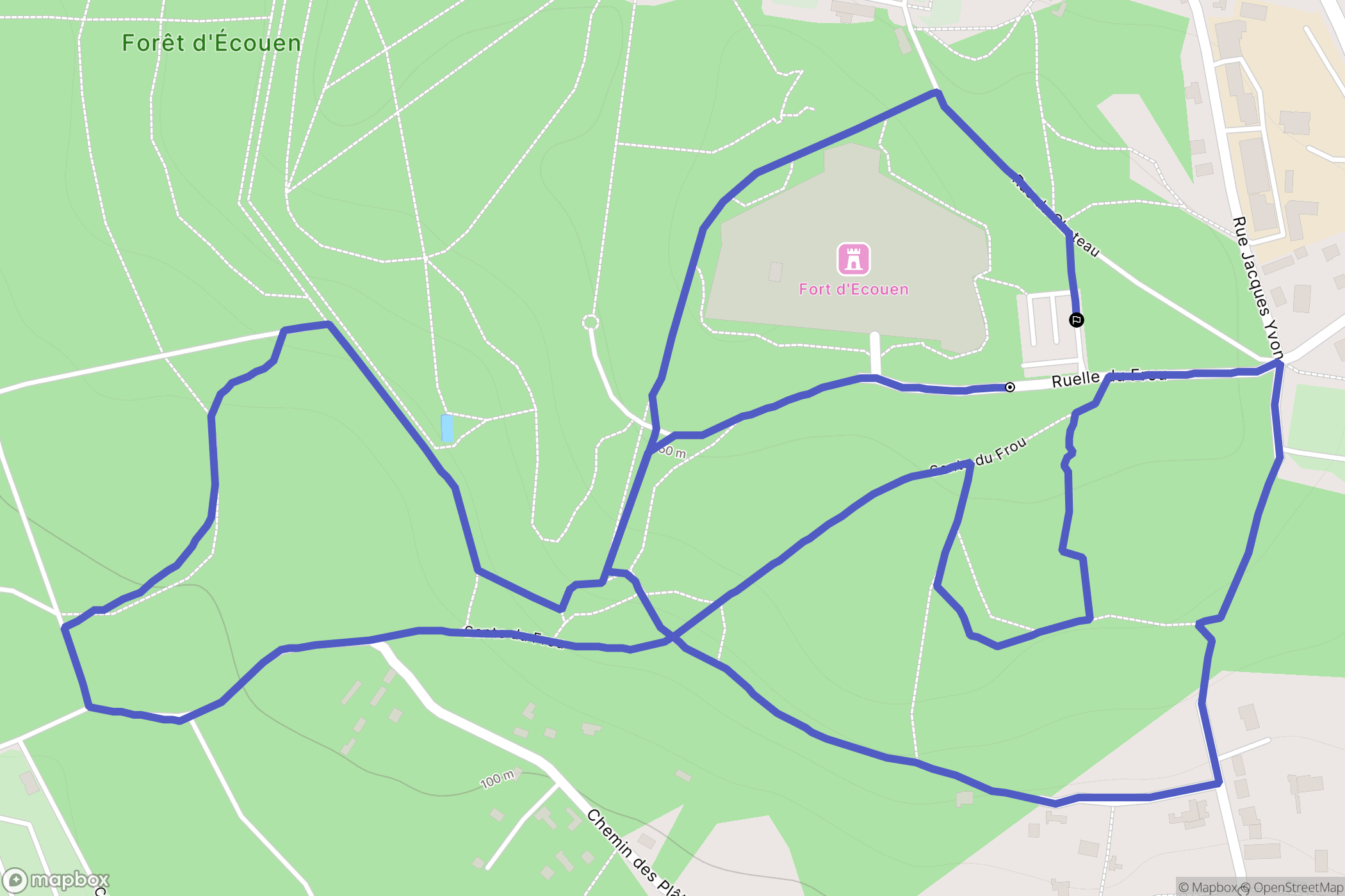 Écouen: routekaart voor buitenactiviteiten - France