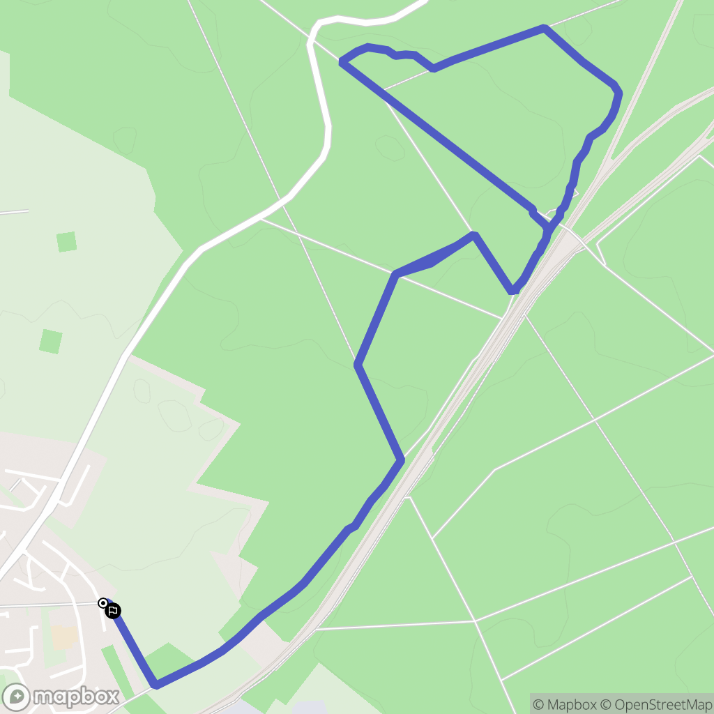 Trilport : carte du parcours de randonnée - France