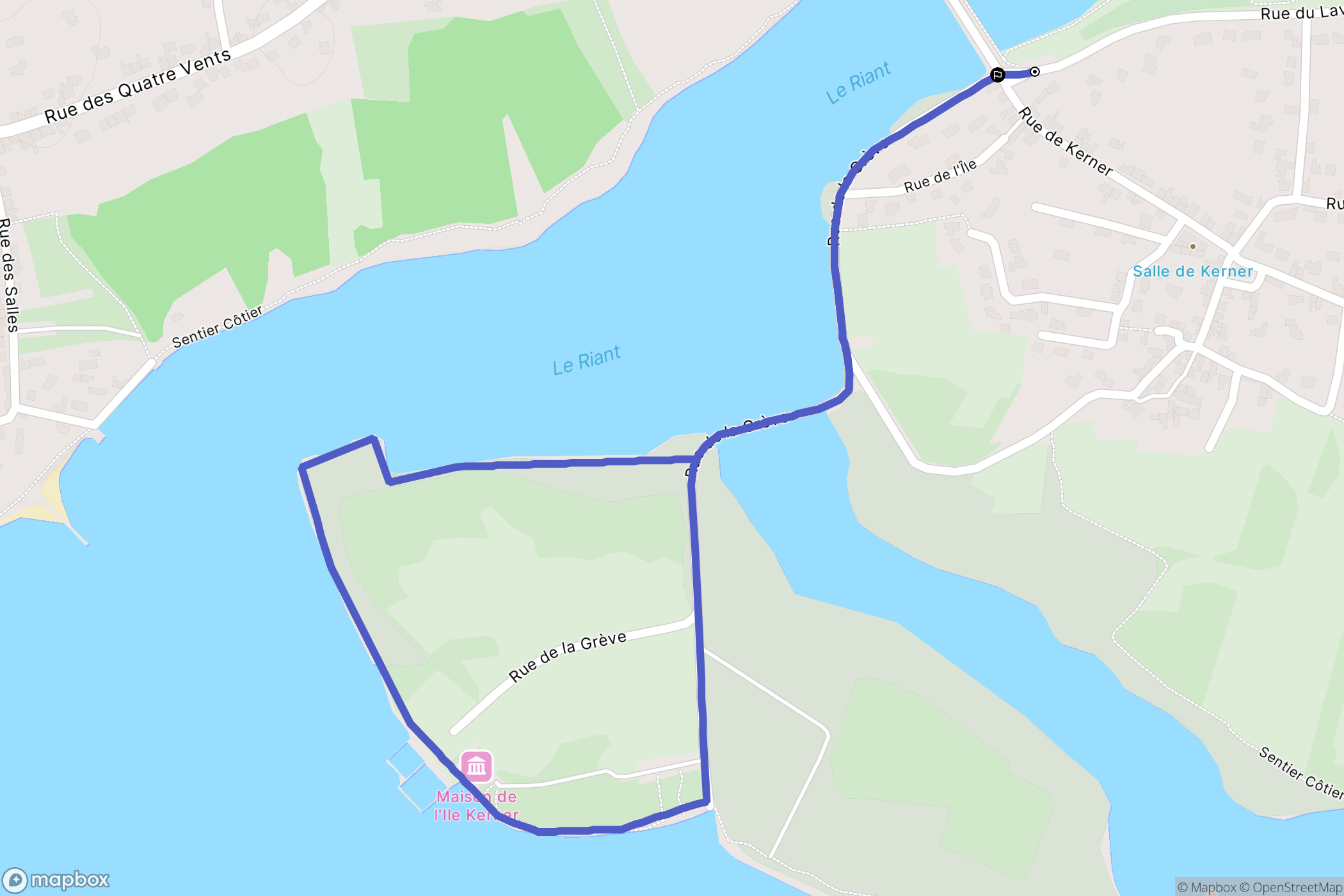 Riantec: routekaart voor buitenactiviteiten - France