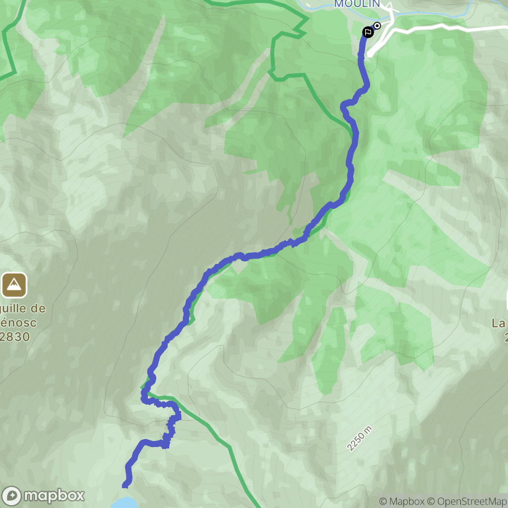 Les Deux Alpes: routekaart voor buitenactiviteiten - France