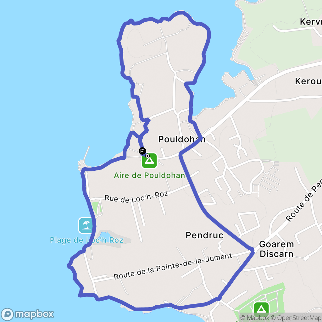Trégunc: routekaart voor buitenactiviteiten - France