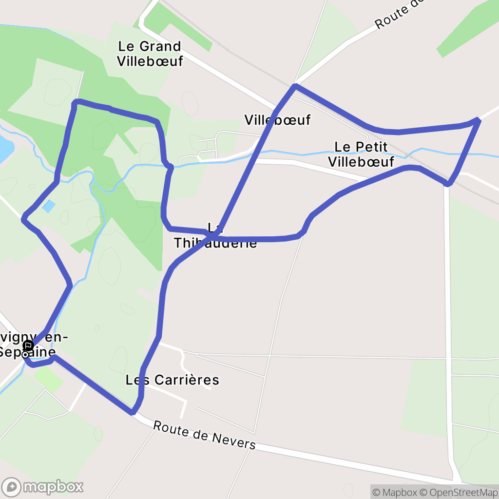 Savigny-en-Septaine: routekaart voor buitenactiviteiten - France