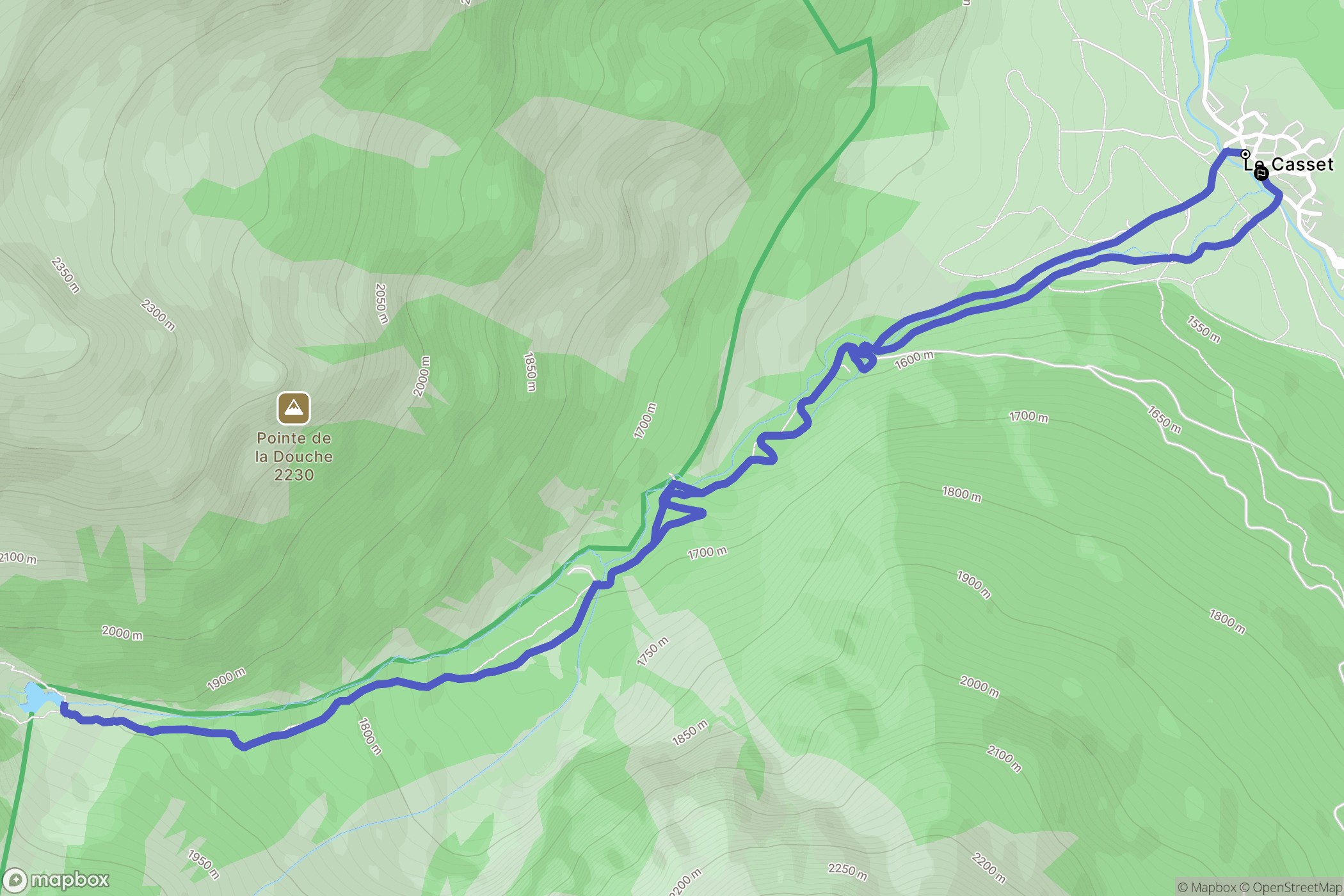 Le Monêtier-les-Bains: routekaart voor buitenactiviteiten - France