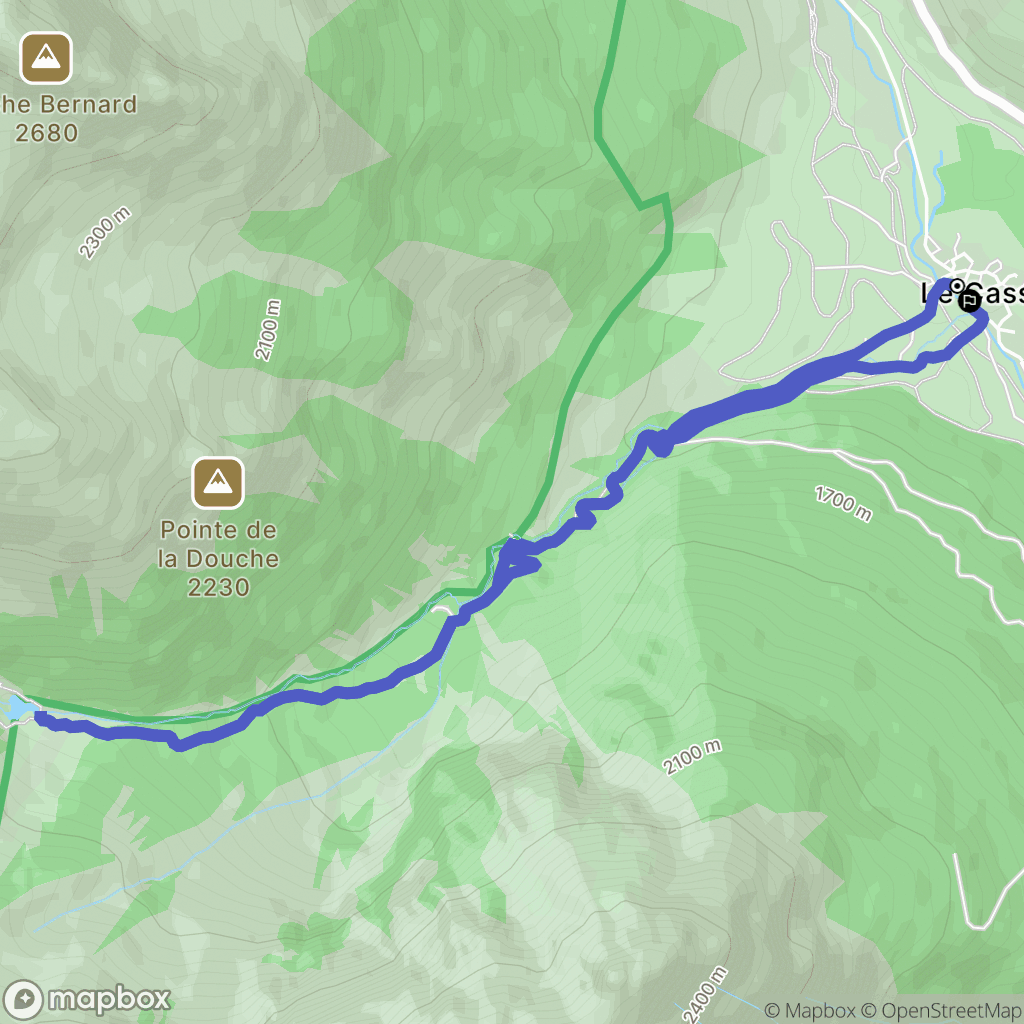 Le Monêtier-les-Bains: routekaart voor buitenactiviteiten - France