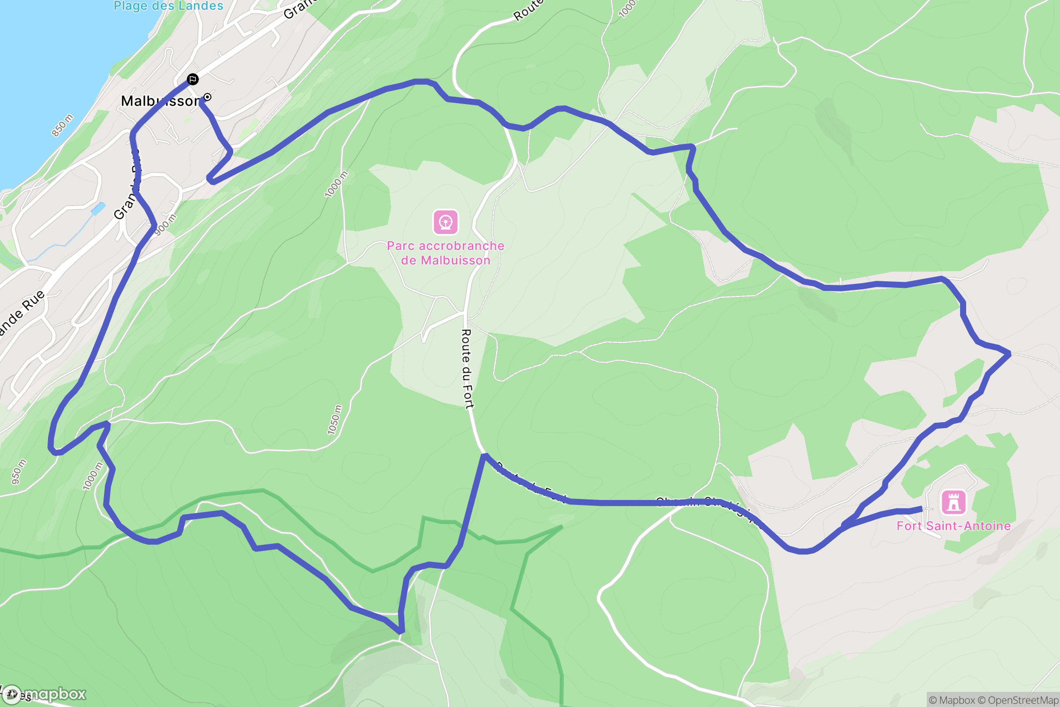 Malbuisson: routekaart voor buitenactiviteiten - France