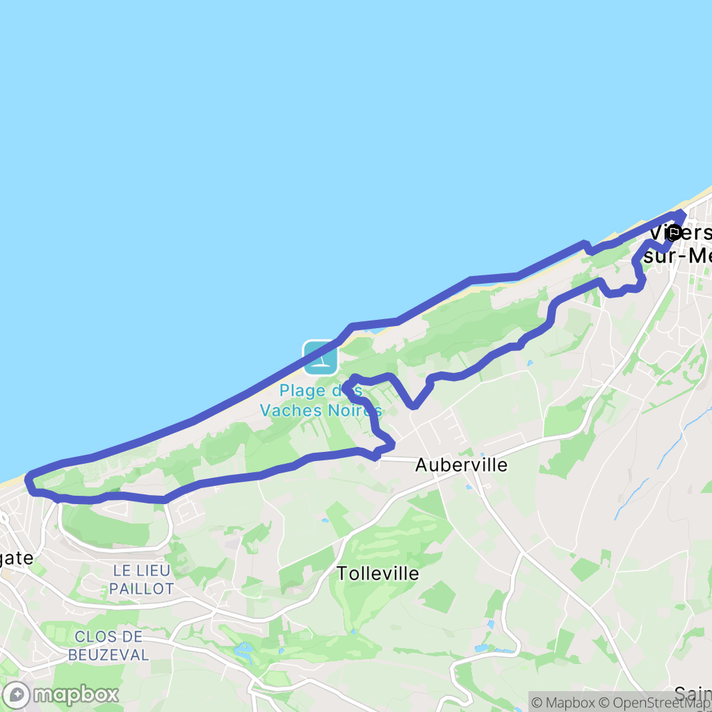 Villers-sur-Mer: routekaart voor buitenactiviteiten - France