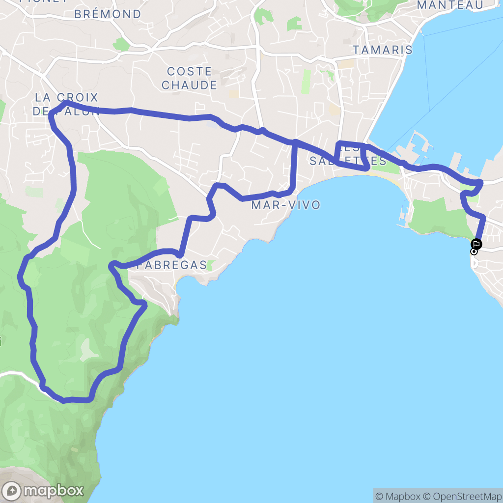 Saint-Mandrier-sur-Mer: routekaart voor buitenactiviteiten - France