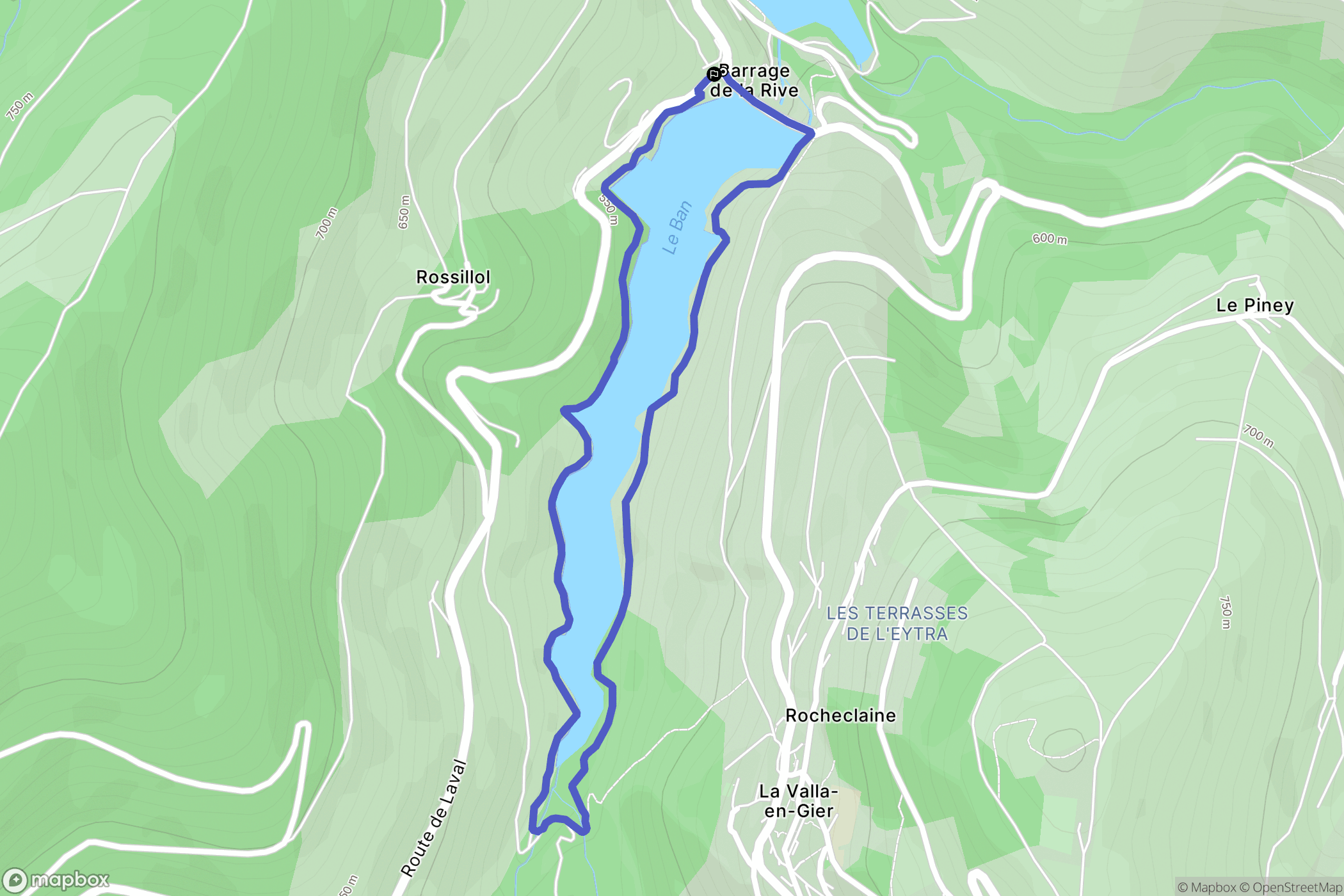 La Valla en Gier: routekaart voor buitenactiviteiten - France