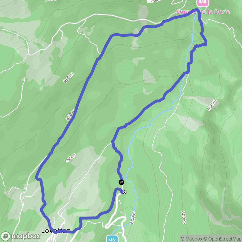 Saint-Jean-d'Arvey: routekaart voor buitenactiviteiten - France