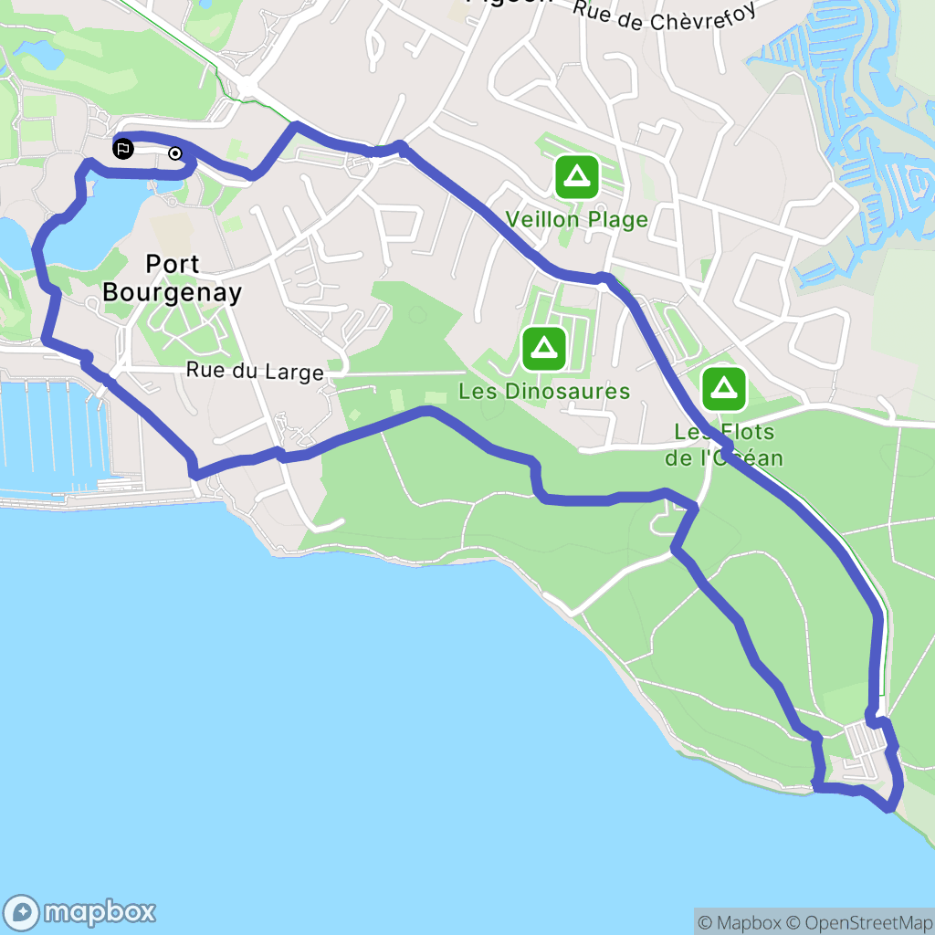 Querry Pigeon: routekaart voor buitenactiviteiten - France