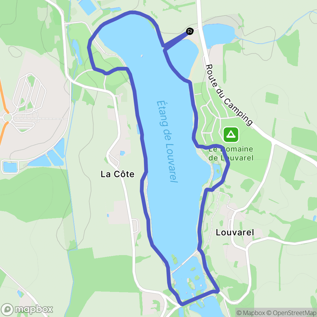 Dommartin lés Cuiseaux : carte du parcours de randonnée - France