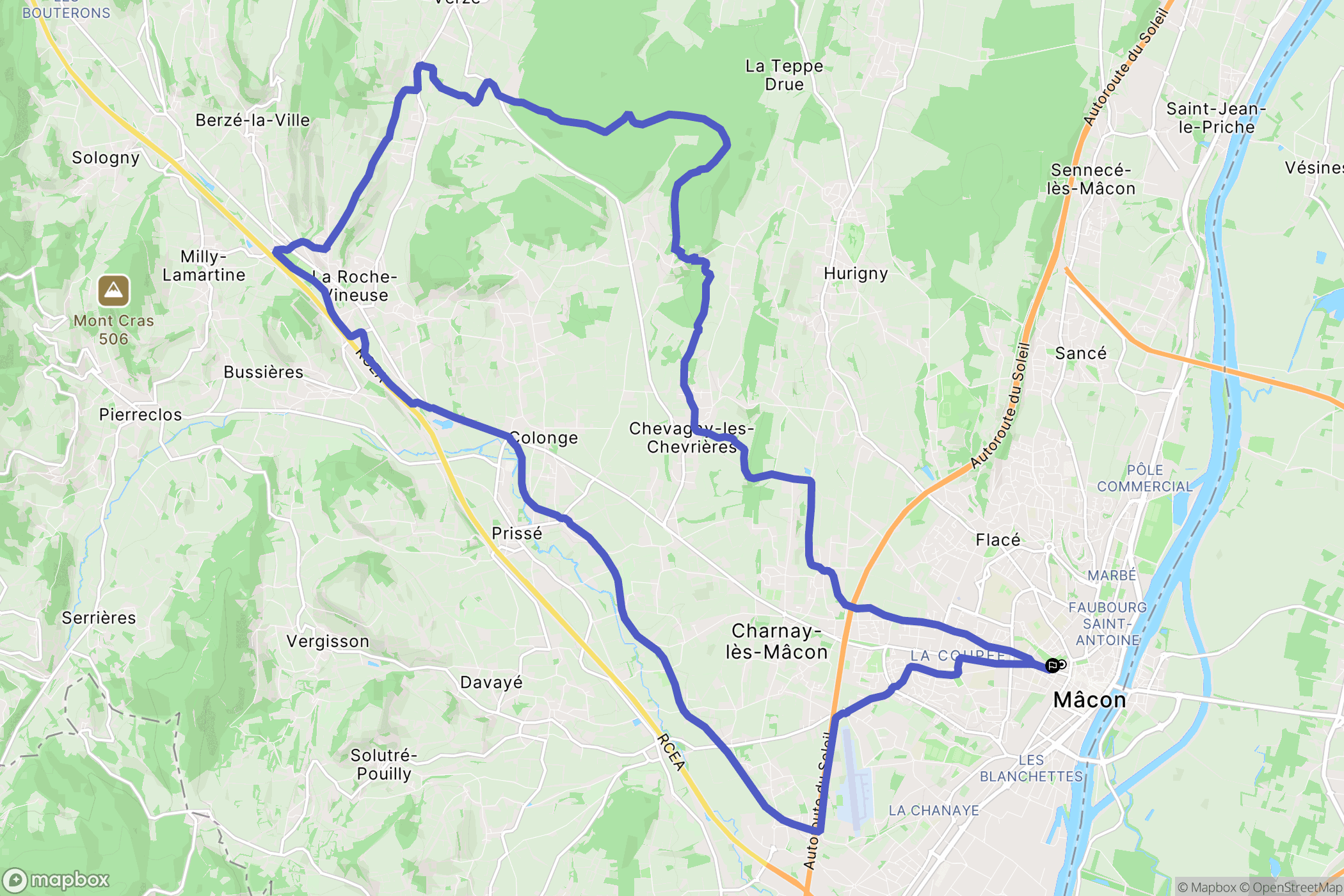 Mâcon: routekaart voor buitenactiviteiten - France