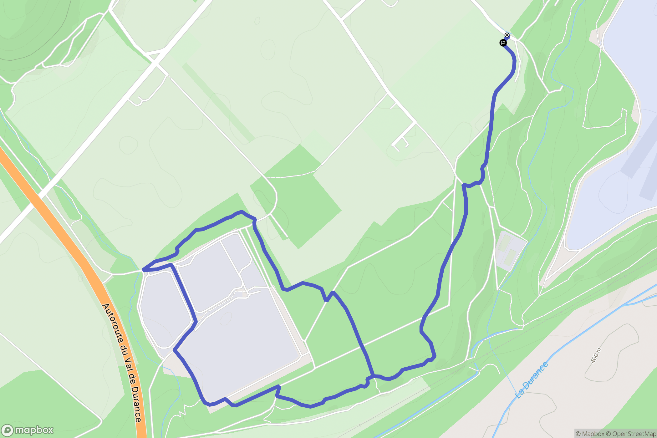 Montfort : carte du parcours de randonnée - France