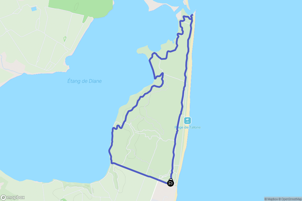 Aléria: routekaart voor buitenactiviteiten - France