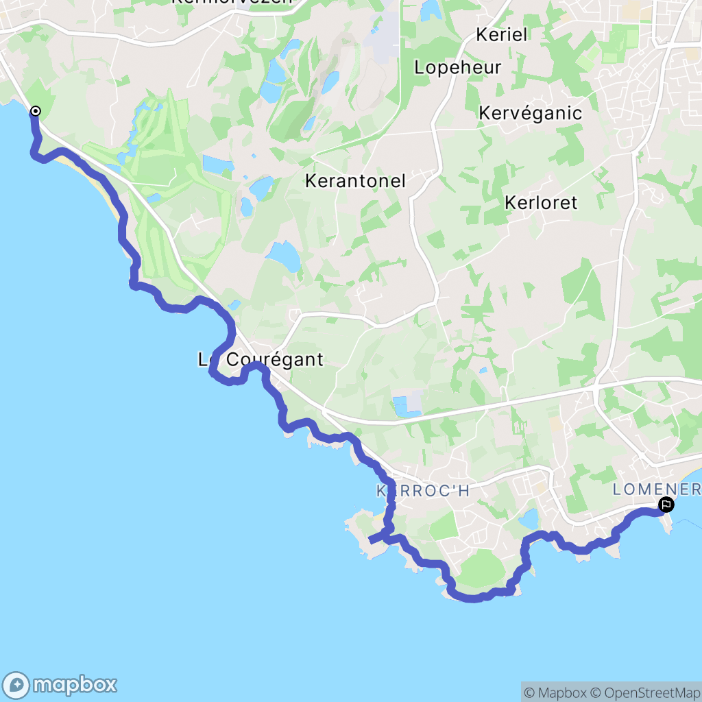 Ploemeur: routekaart voor buitenactiviteiten - France