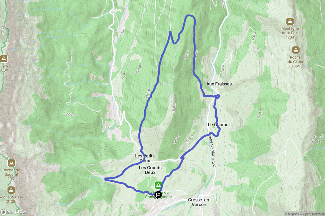 Gresse en Vercors: routekaart voor buitenactiviteiten - France