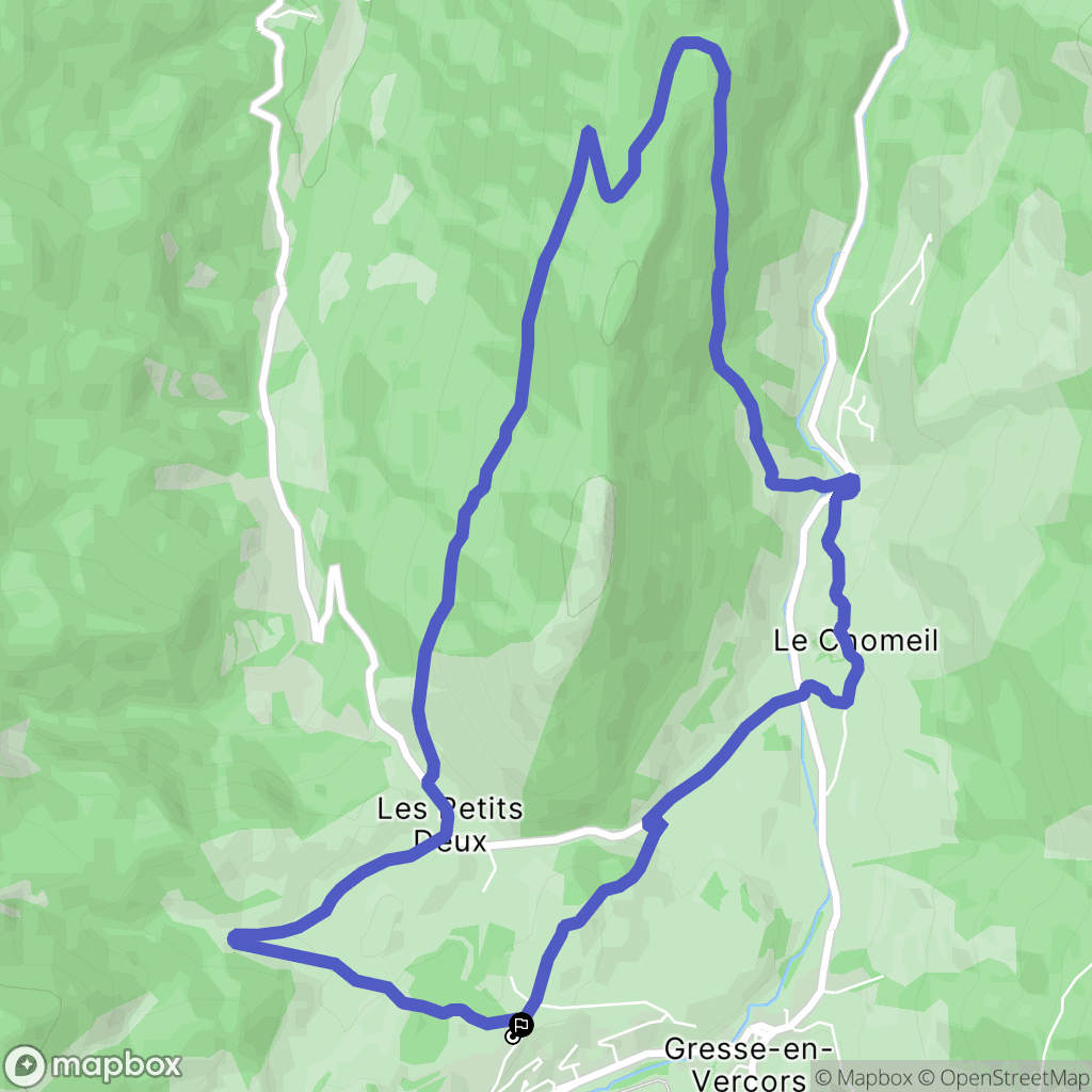 Gresse en Vercors: routekaart voor buitenactiviteiten - France