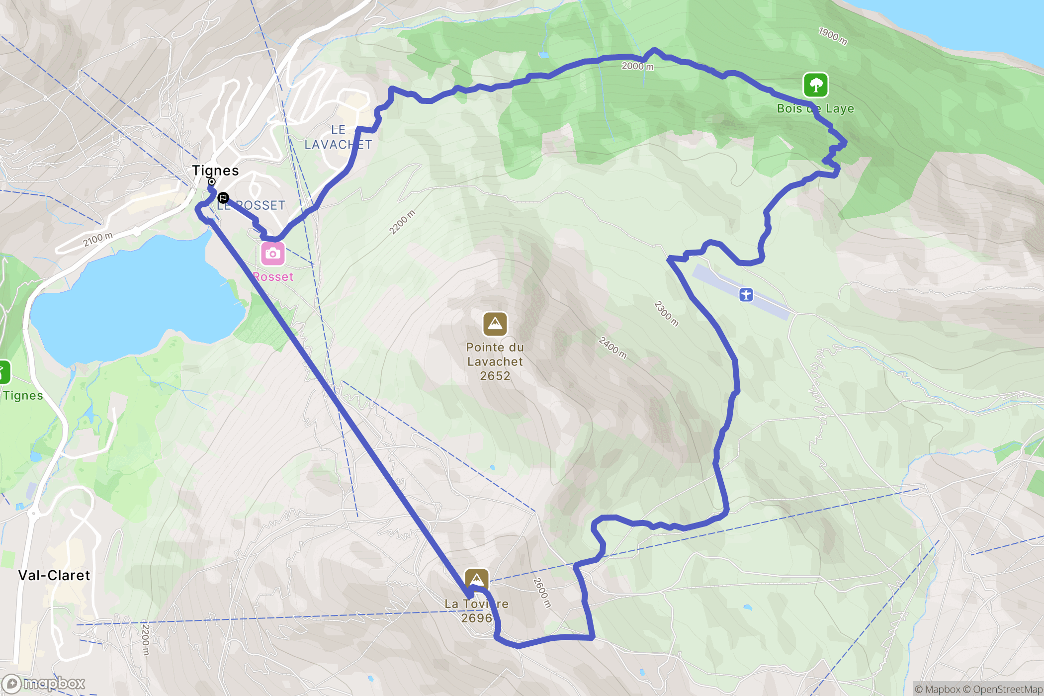 Tignes: routekaart voor buitenactiviteiten - France