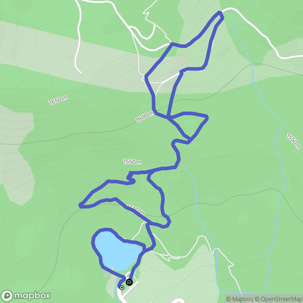 Saint-Apollinaire : carte du parcours de randonnée - France