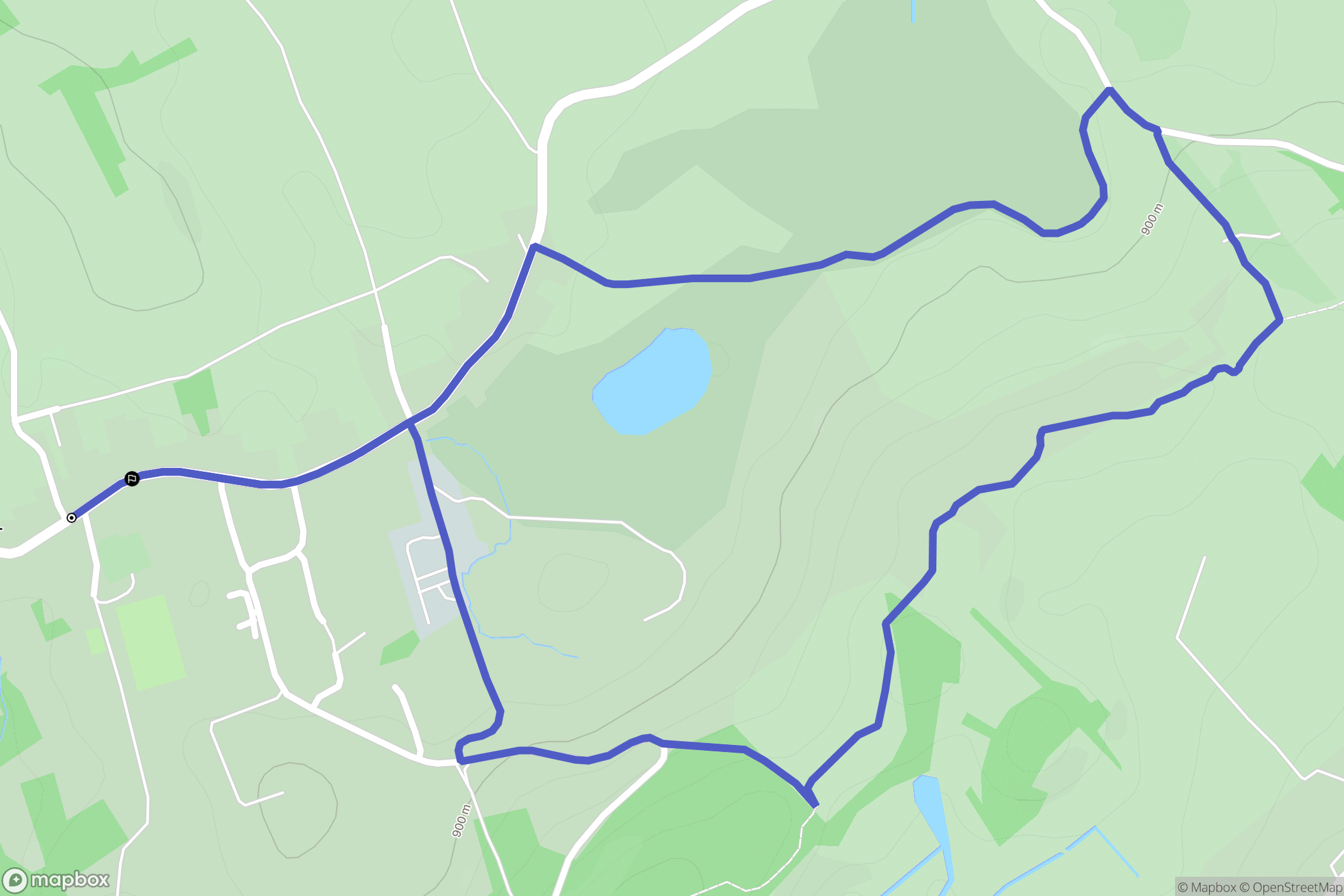 Fort-du-Plasne : carte du parcours de randonnée - France