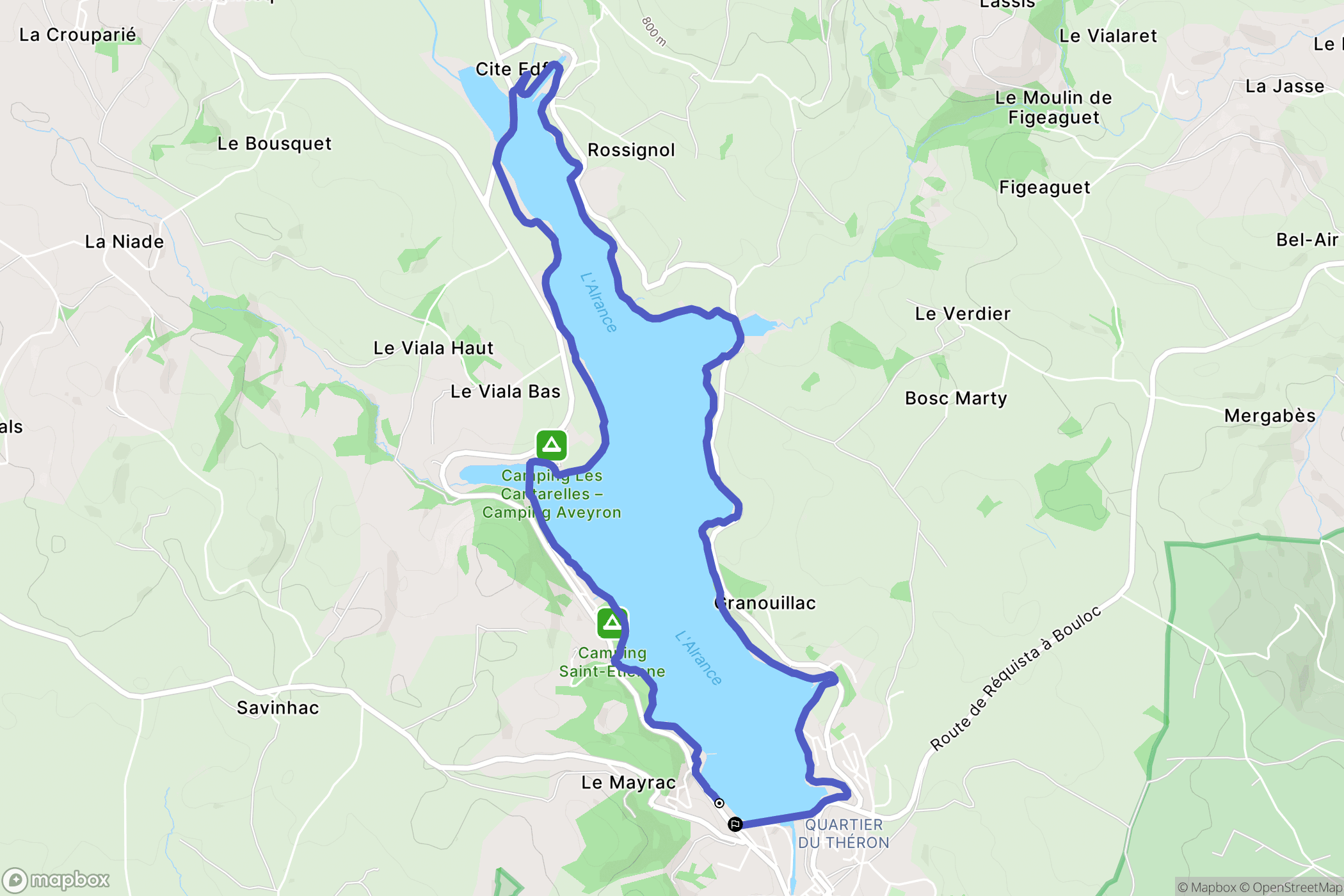 Villefranche-de-Panat: routekaart voor buitenactiviteiten - France