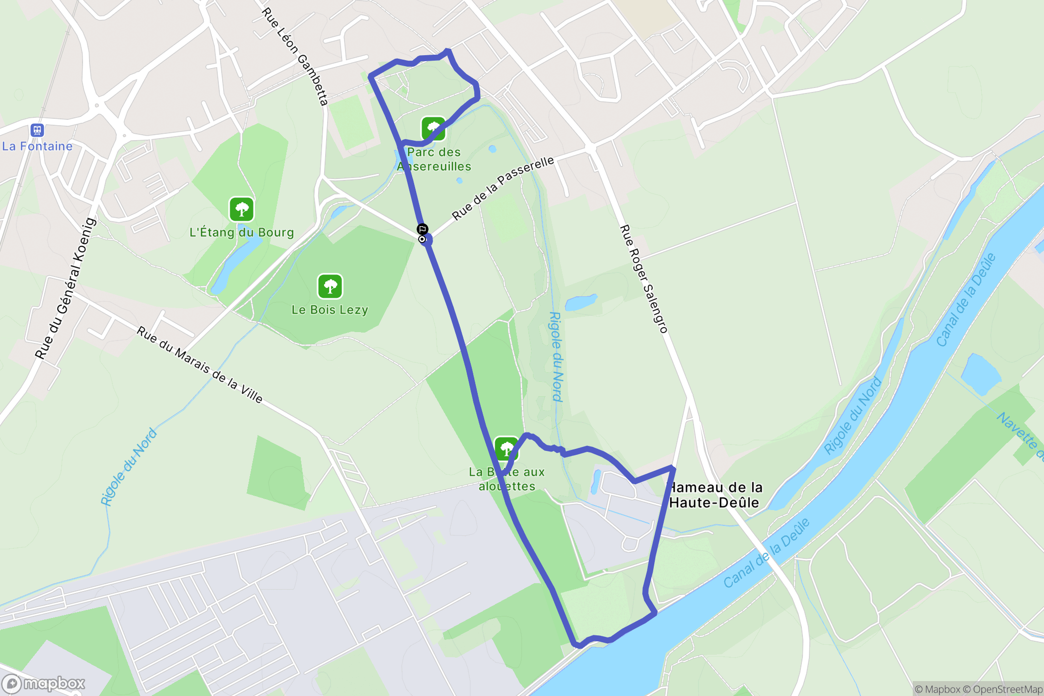 Wavrin: routekaart voor buitenactiviteiten - France