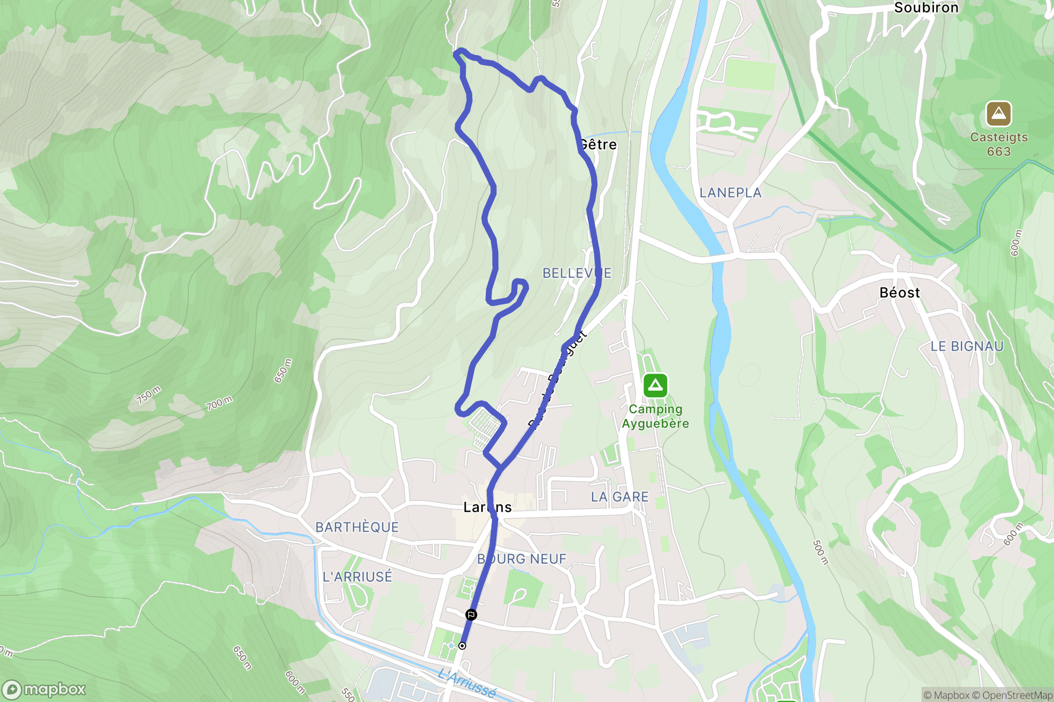 Laruns: routekaart voor buitenactiviteiten - France