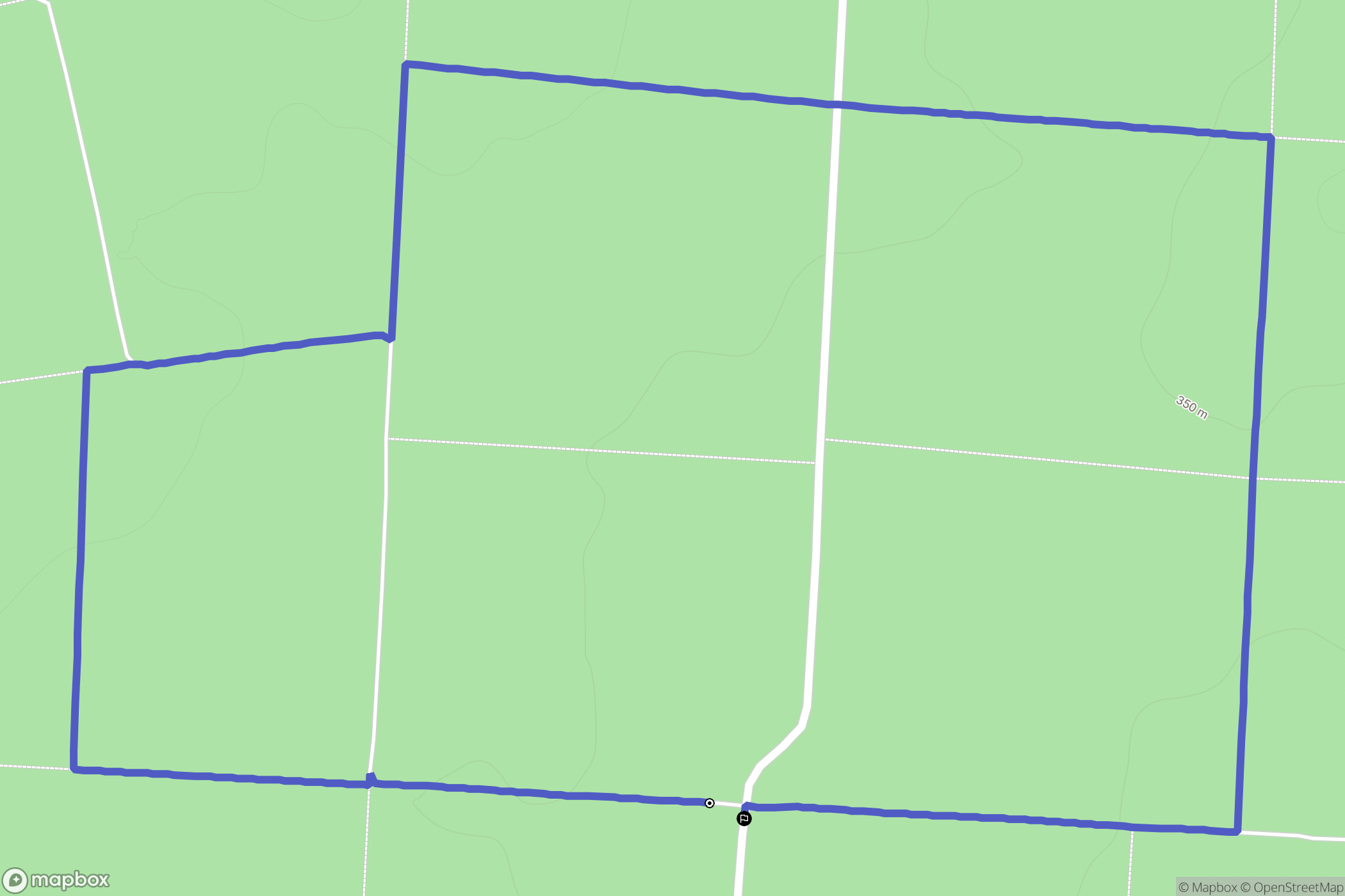 Vaucouleurs : carte du parcours de randonnée - France