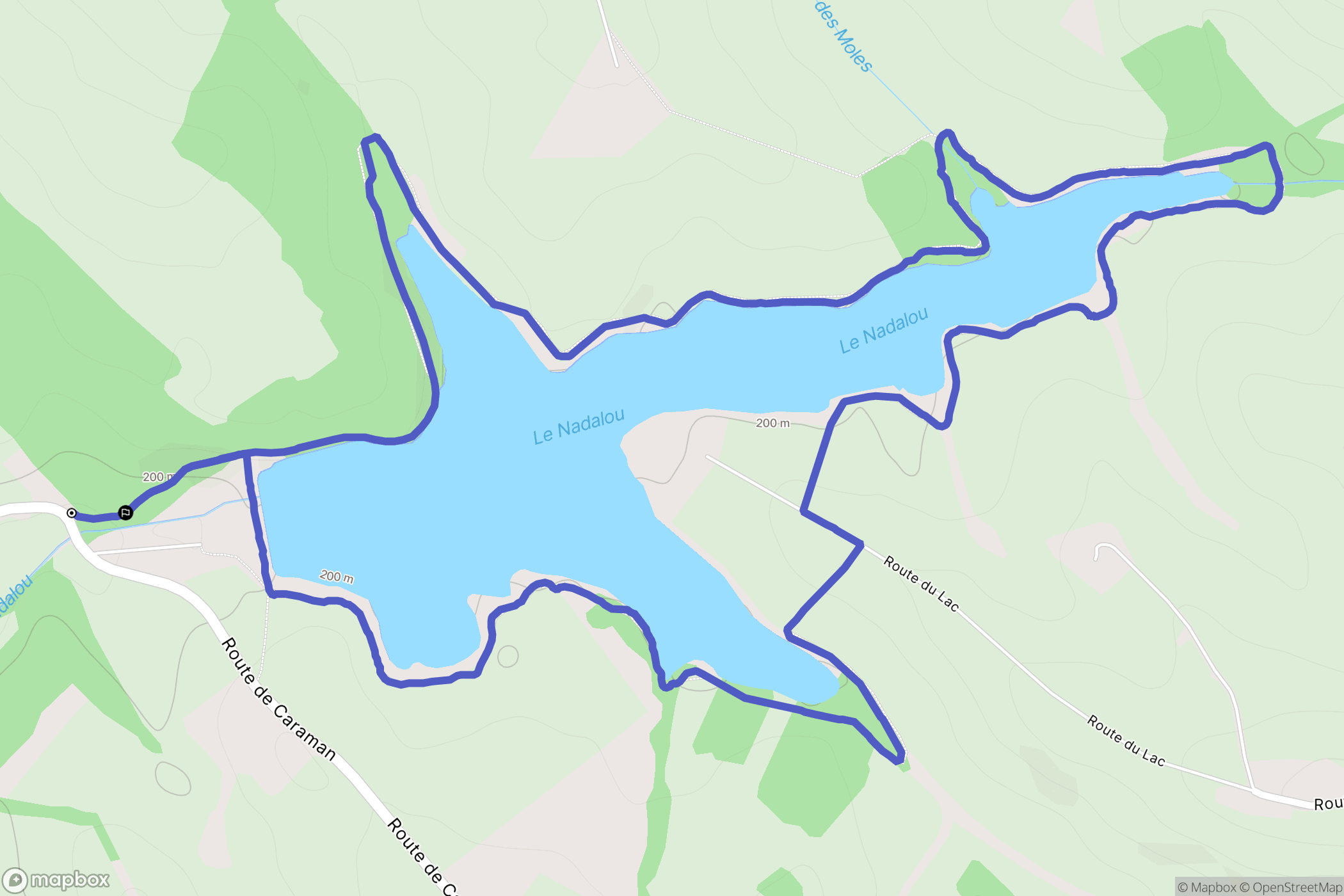 Belcastel: routekaart voor buitenactiviteiten - France