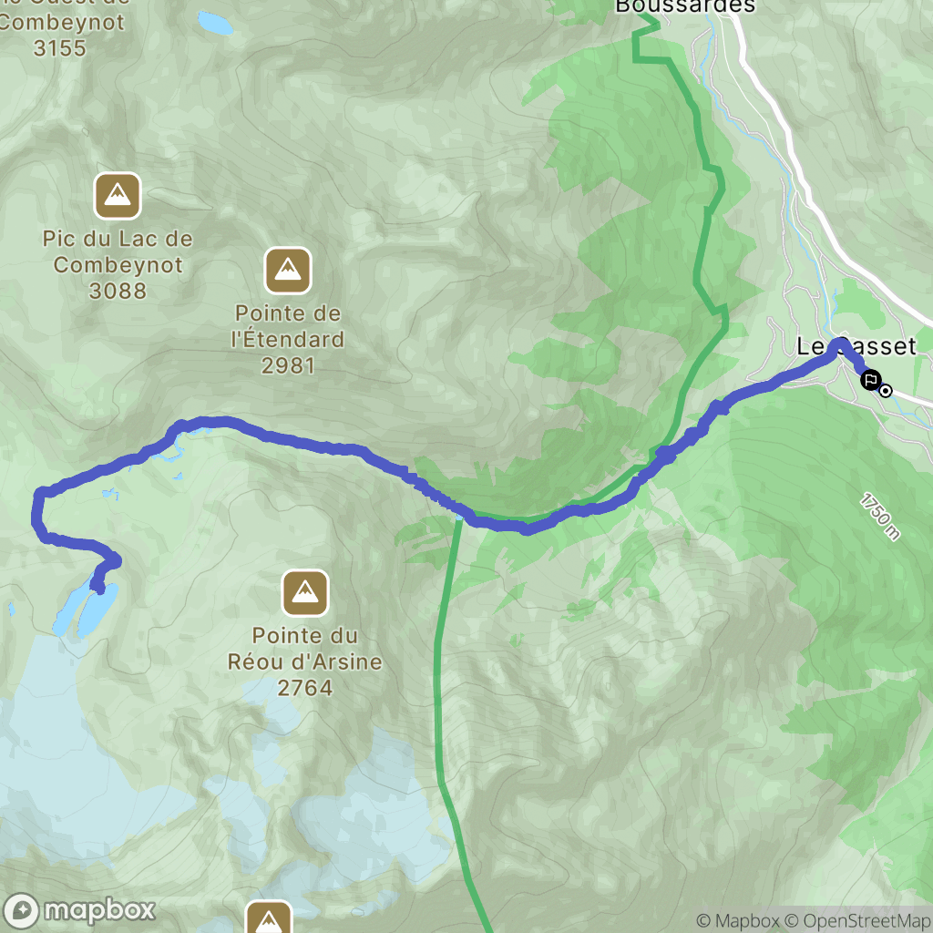 Le Monêtier-les-Bains: routekaart voor buitenactiviteiten - France