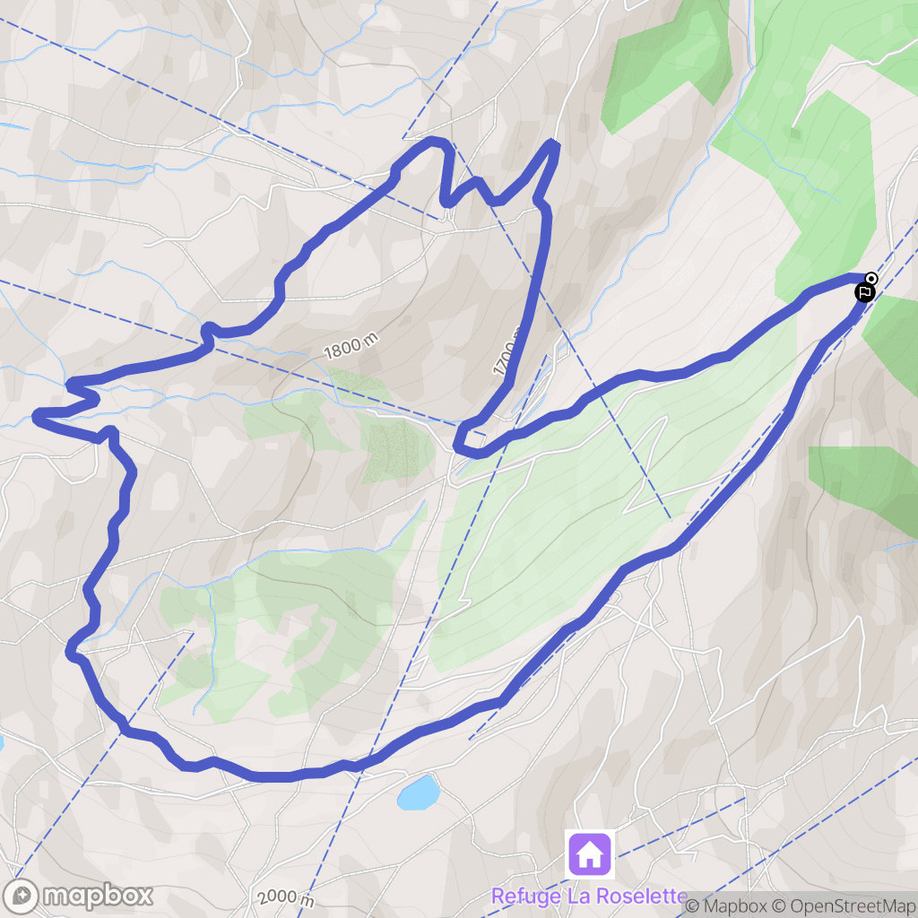 Les Contamines-Montjoie: routekaart voor buitenactiviteiten - France