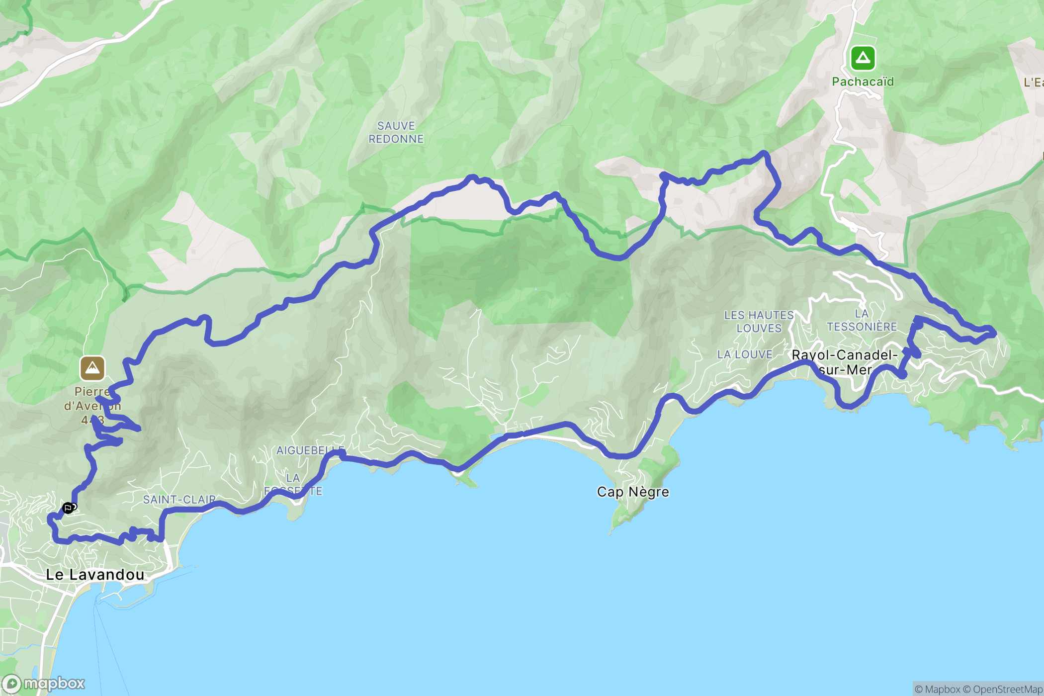 Le Lavandou: routekaart voor buitenactiviteiten - France