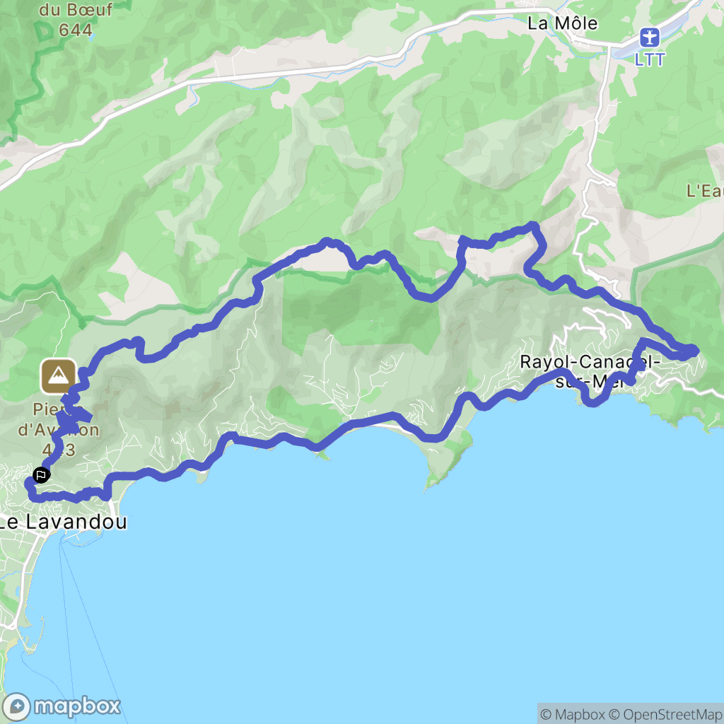 Le Lavandou: routekaart voor buitenactiviteiten - France