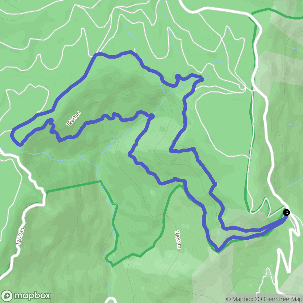 Arphy : carte du parcours de randonnée - France