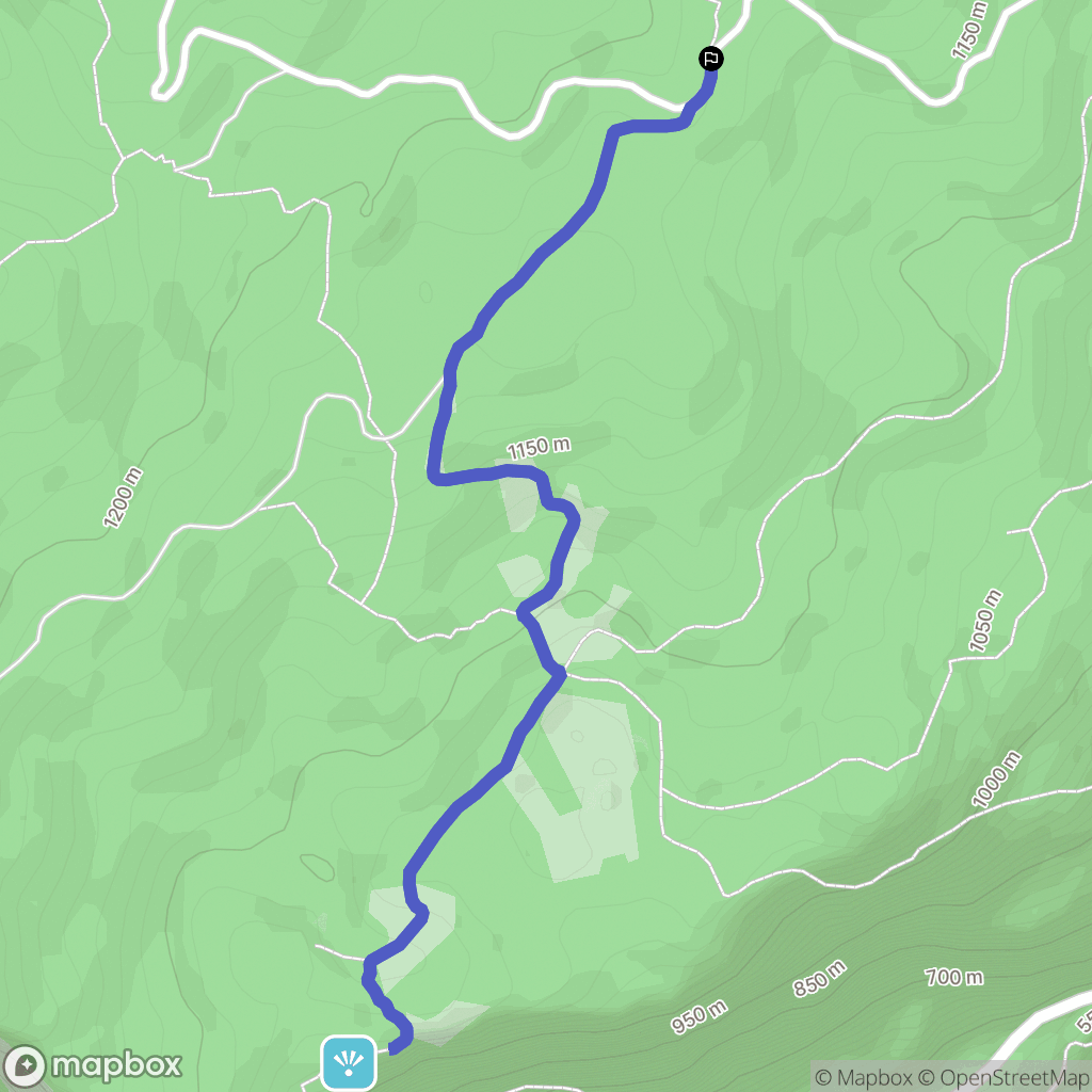 Presles : carte du parcours de randonnée - France
