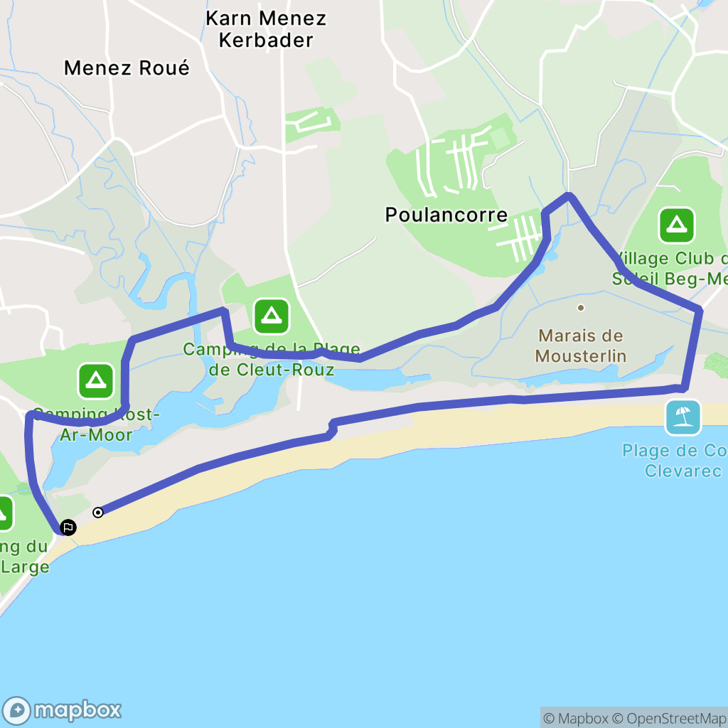 Fouesnant: routekaart voor buitenactiviteiten - France