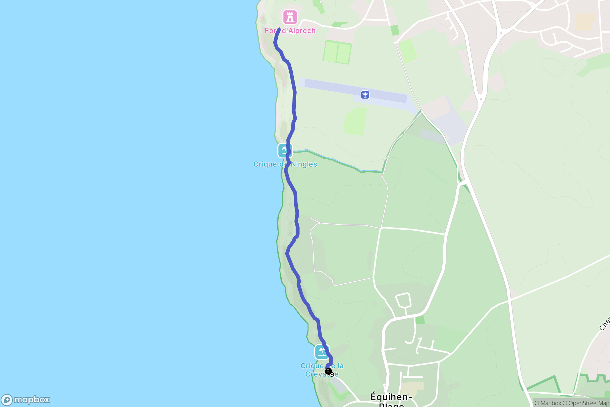 Equihen Plage: routekaart voor buitenactiviteiten - France