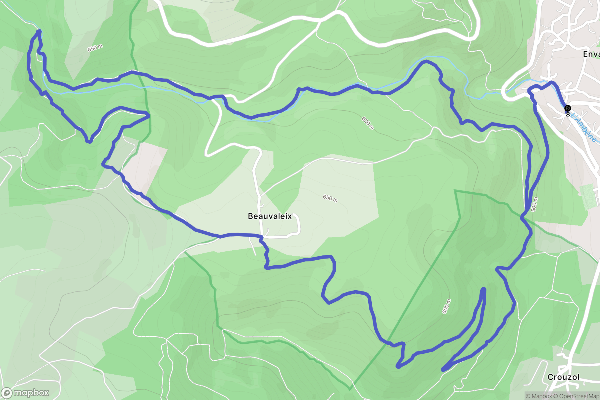 Enval: routekaart voor buitenactiviteiten - France