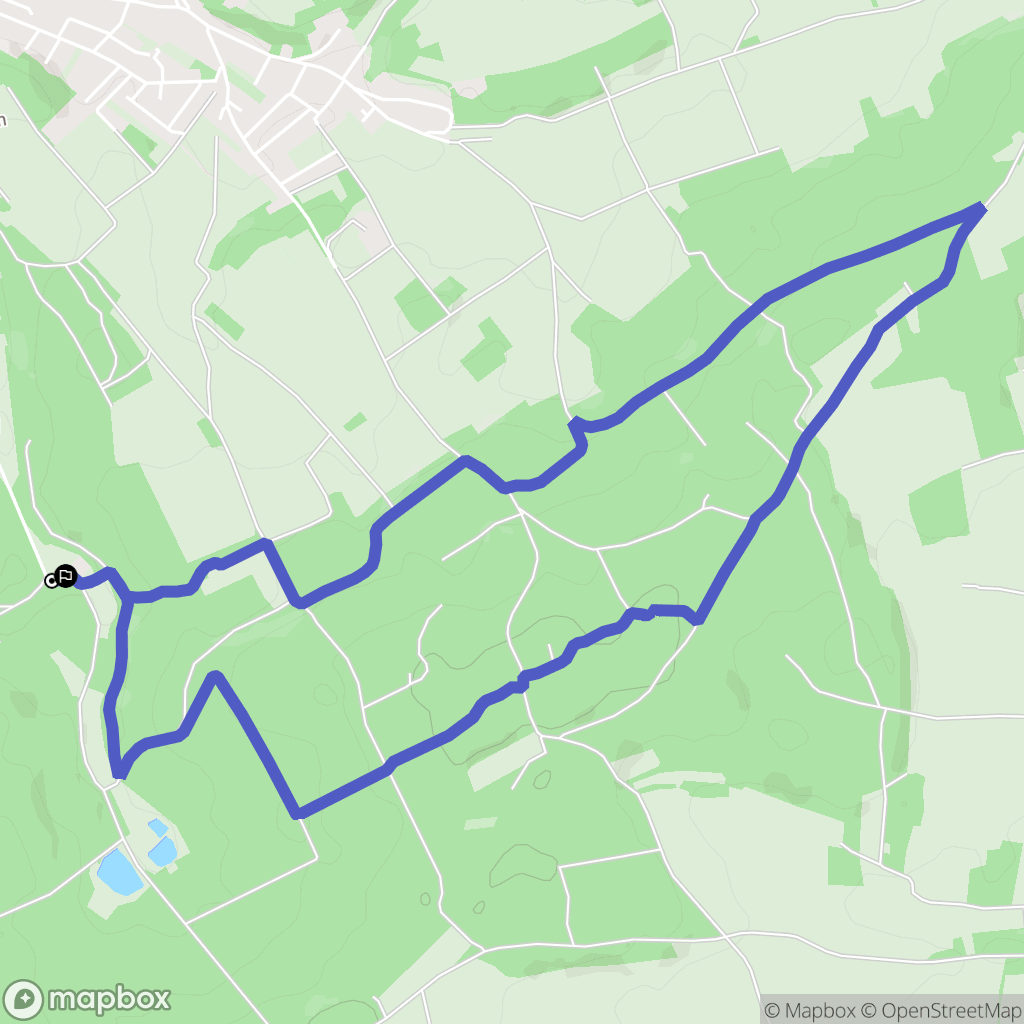 Zillisheim : carte du parcours de randonnée - France