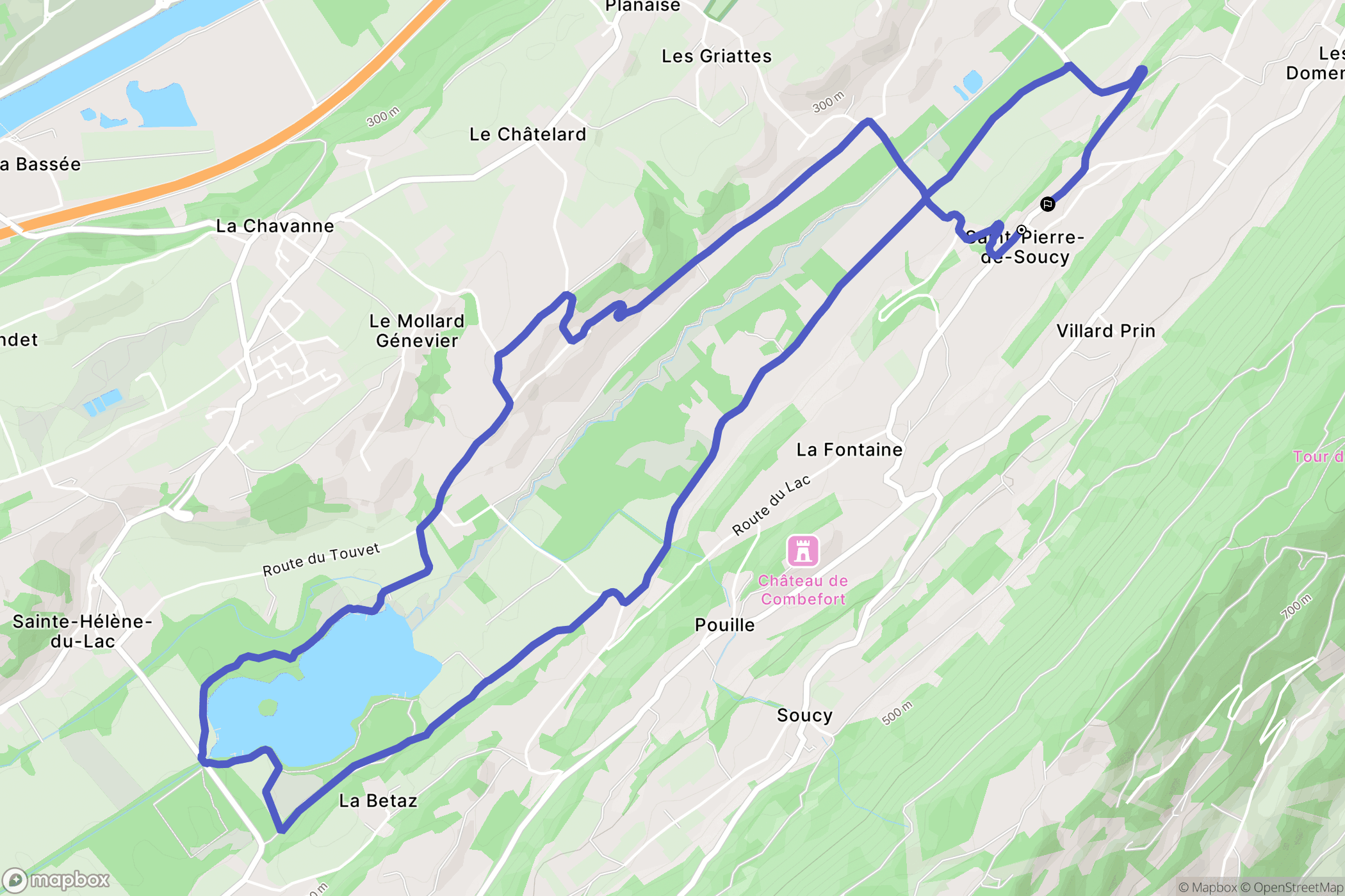 Saint Pierre de Soucy: routekaart voor buitenactiviteiten - France