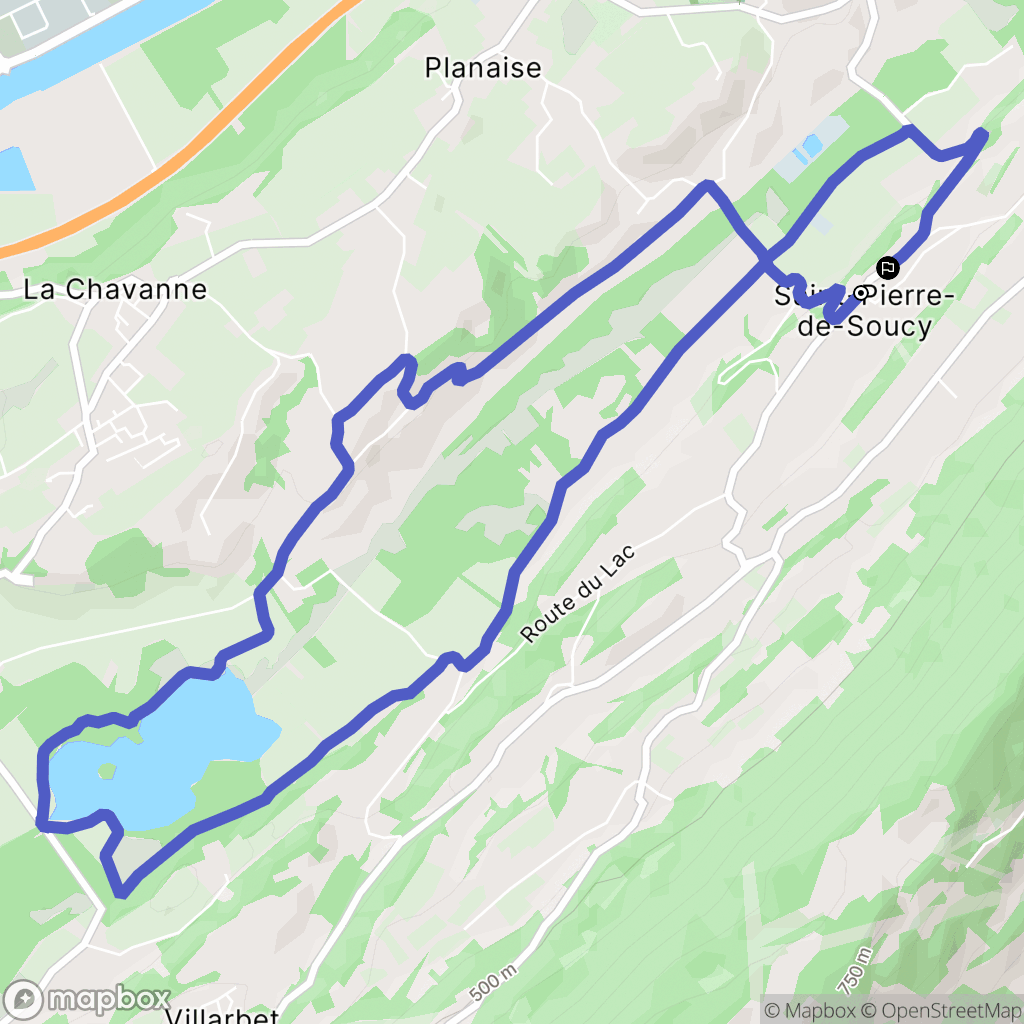 Saint Pierre de Soucy: routekaart voor buitenactiviteiten - France