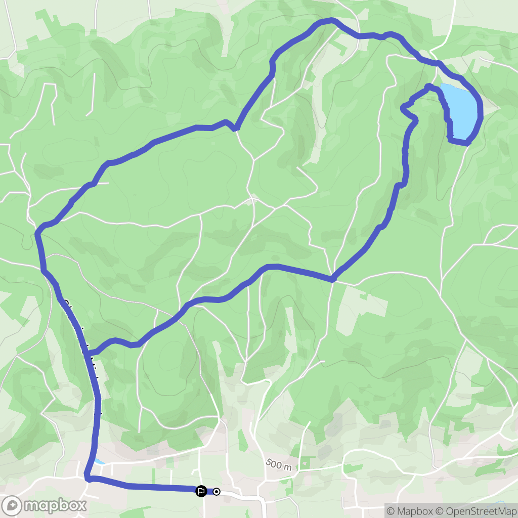Bévenais : carte du parcours de randonnée - France