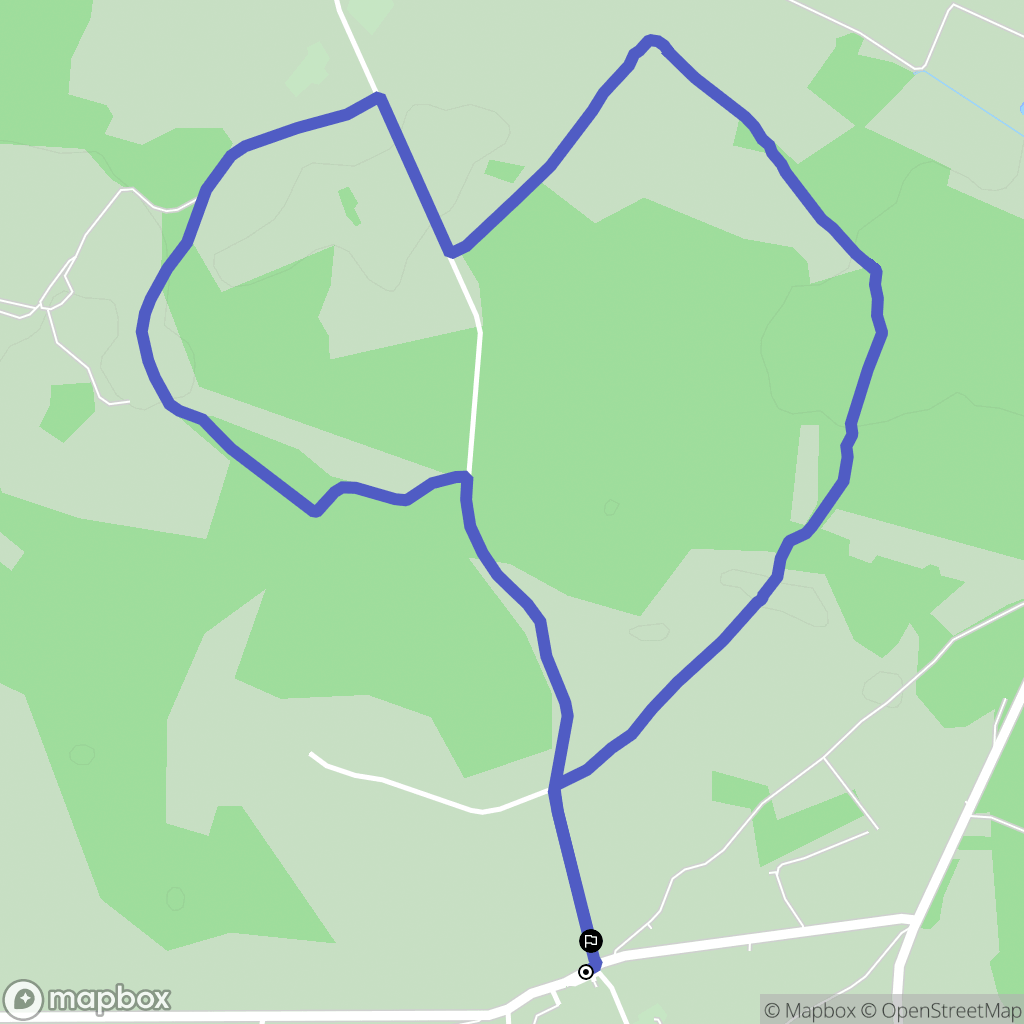 Rivarennes : carte du parcours de randonnée - France