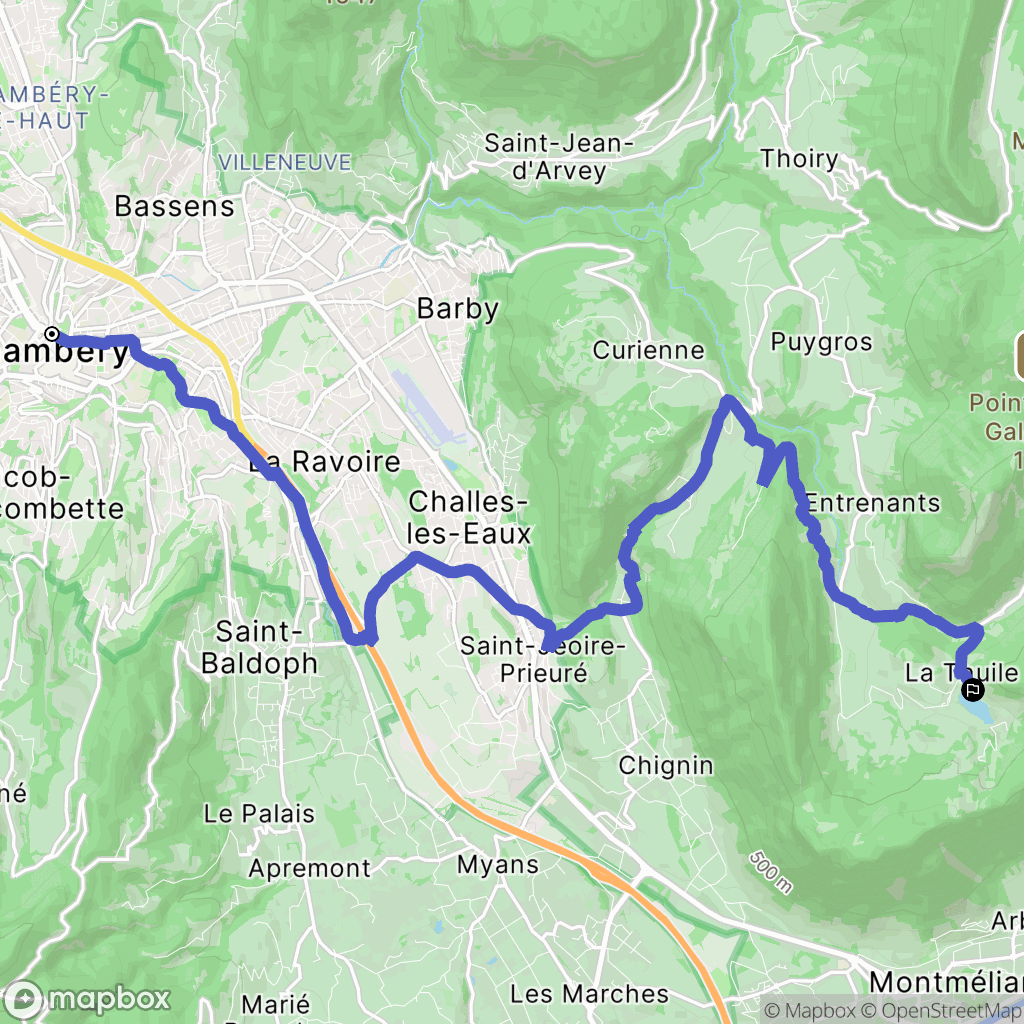 Chambéry: routekaart voor buitenactiviteiten - France