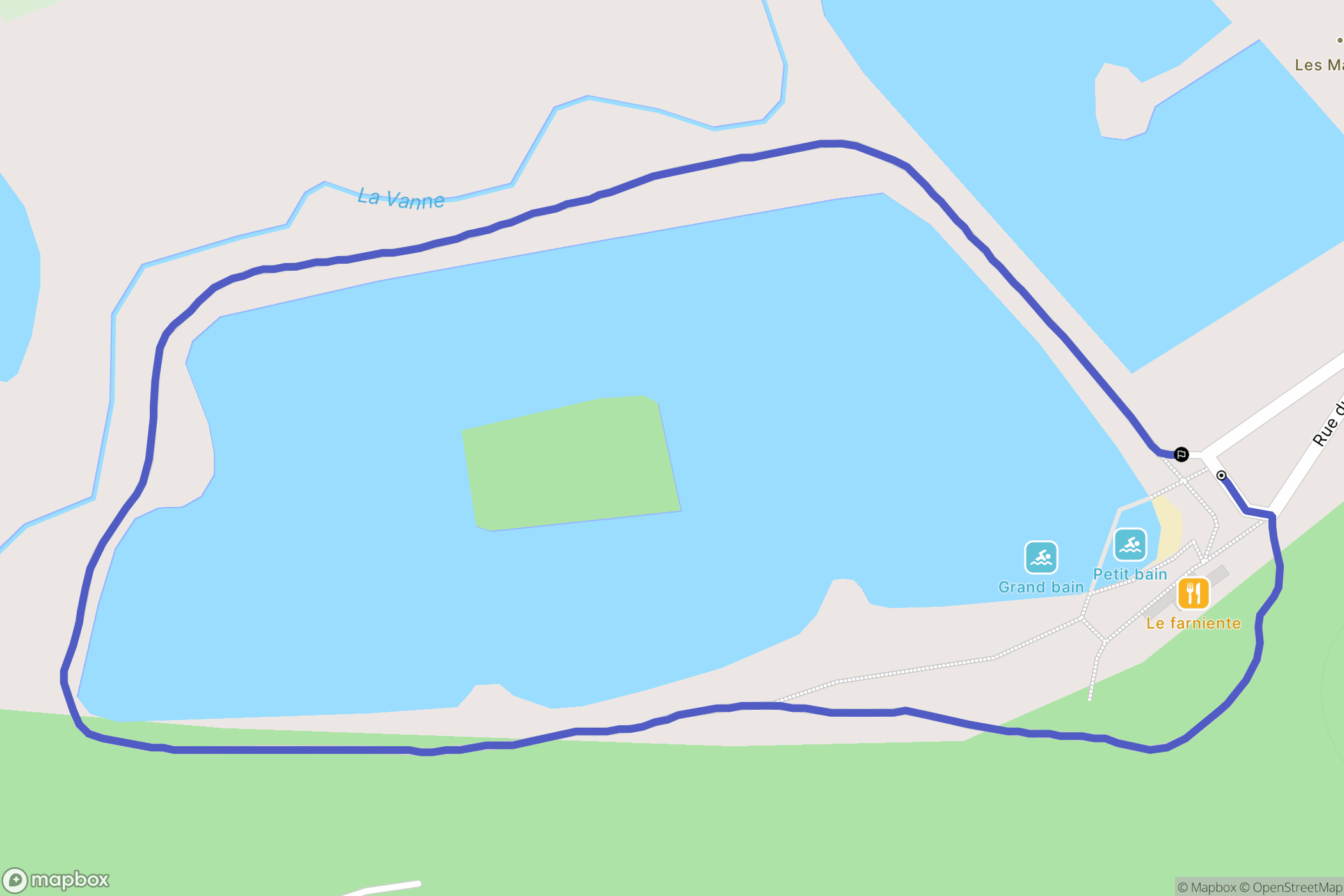 Paisy Cosdon : carte du parcours de randonnée - France