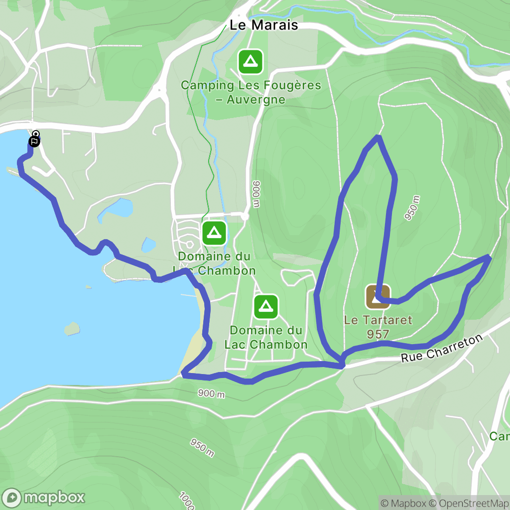 Chambon sur Lac: routekaart voor buitenactiviteiten - France