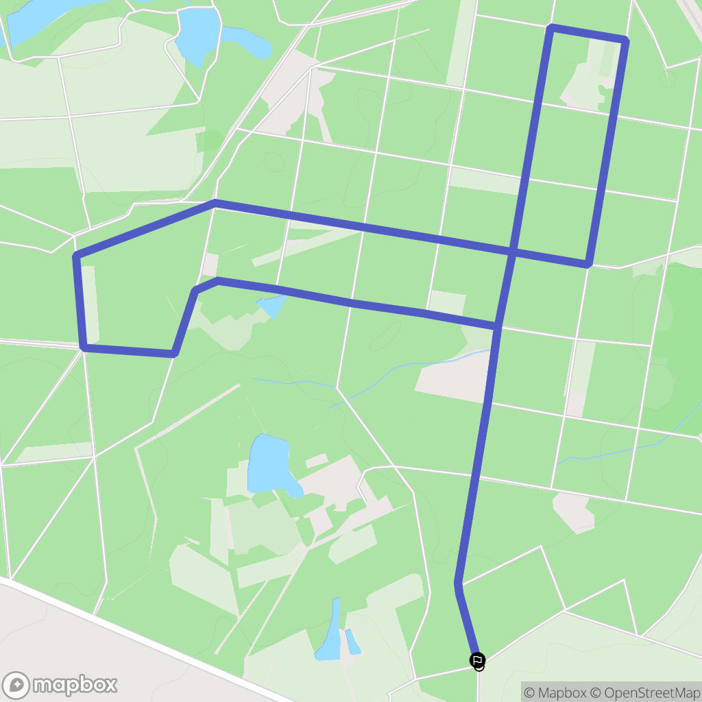 Lamotte-Beuvron : carte du parcours de randonnée - France
