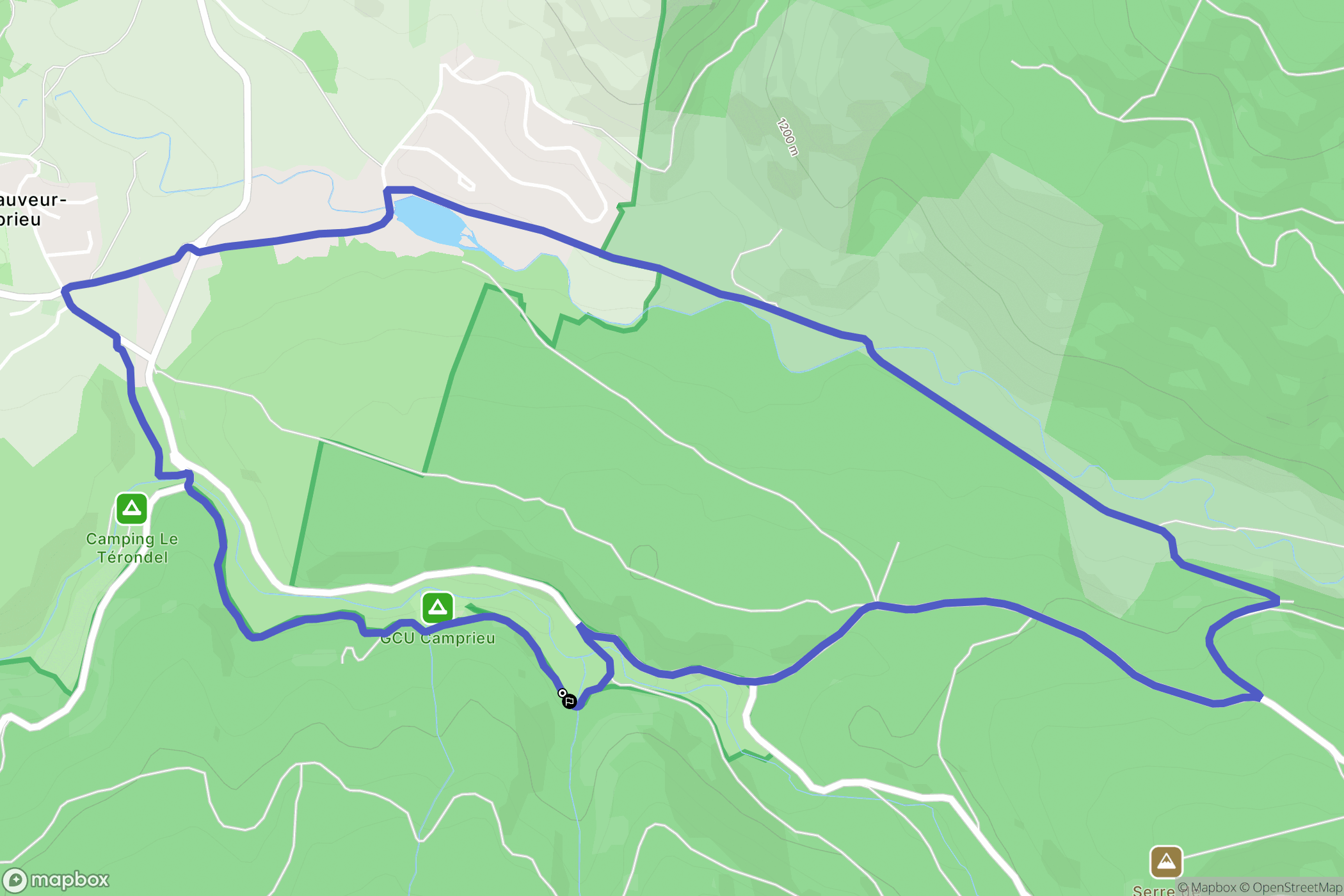Saint-Sauveur-Camprieu: routekaart voor buitenactiviteiten - France